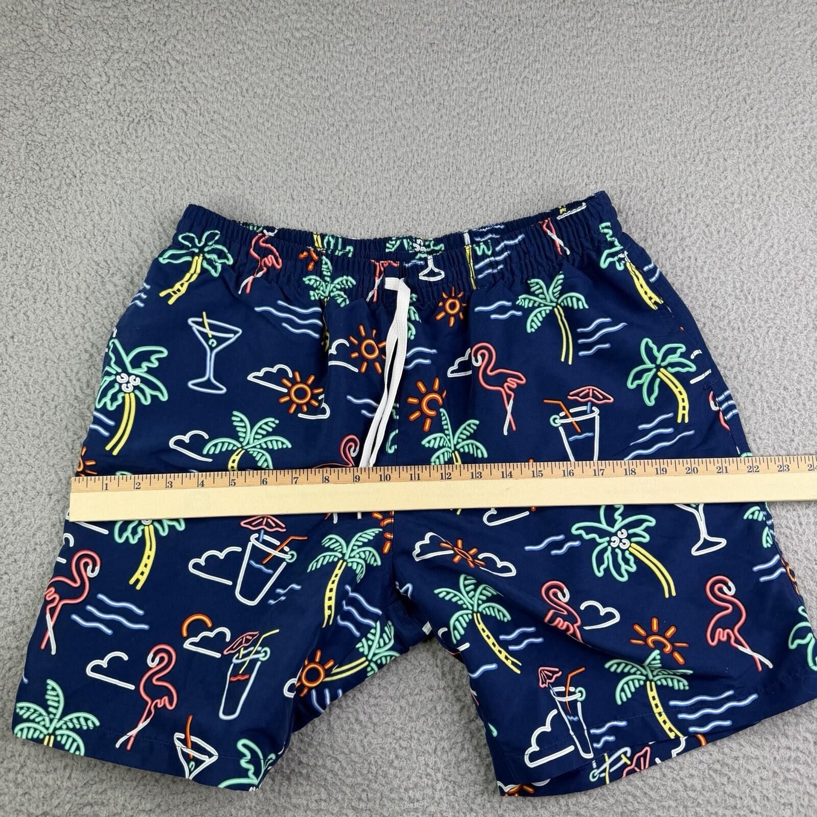 Chubbies Chubbies Neon Glades Swim Trunks Men's Large (32x7) Lined Size US 34 / EU 50 - 6 Thumbnail