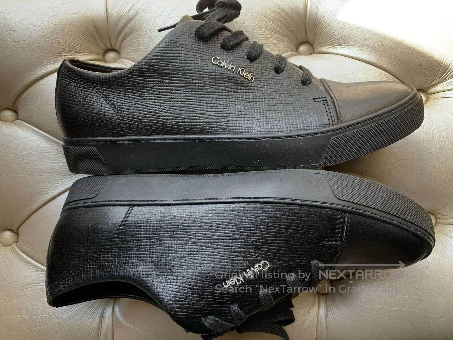 Japanese Brand Calvin Klein Men's Leather Business Casual Shoes. Size US 8 / EU 41 - 5 Thumbnail