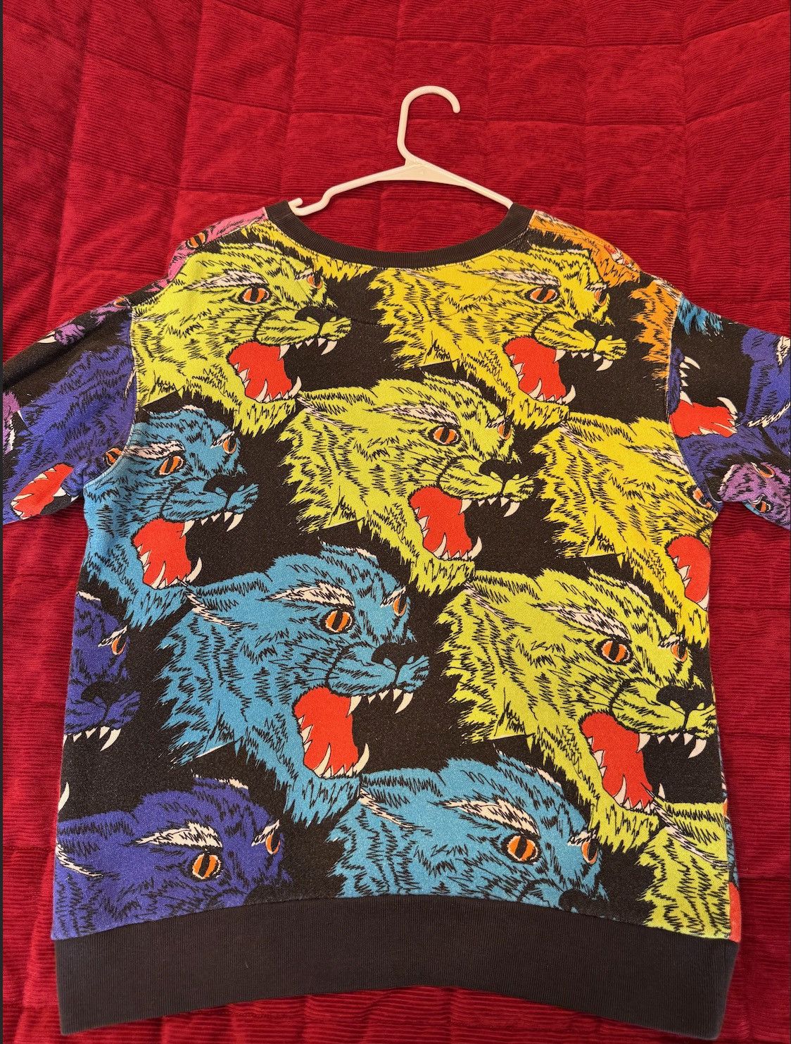 Gucci Gucci Panther Face Knit Sweater multicolor wool GG Size US S / EU 44-46 / 1 - 2 Thumbnail