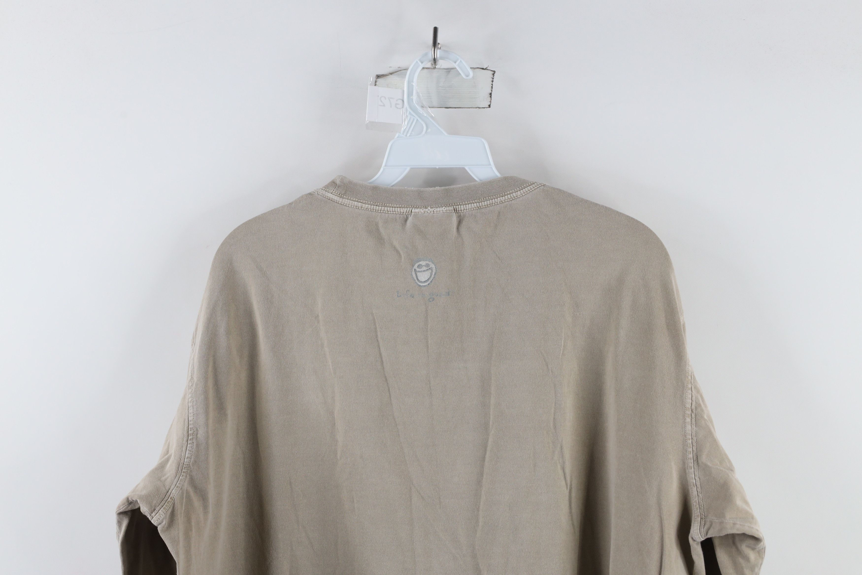 Life is Good × Vintage Vintage Life Is Good Who Wander Are Lost Long Sleeve T-Shirt Size US L / EU 52-54 / 3 - 13 Thumbnail