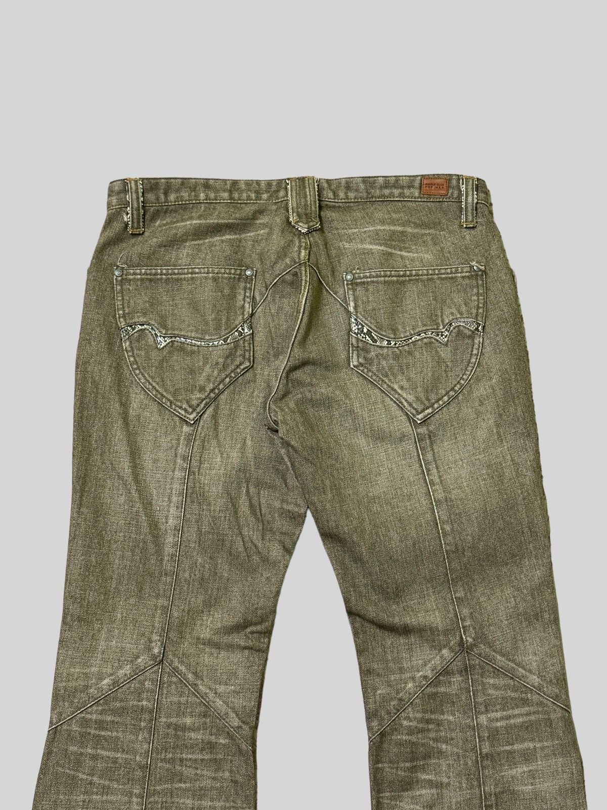 Nicole Club Nicole Club For Men Snake PocketFlare Design Jeans Size US 32 / EU 48 - 9 Thumbnail