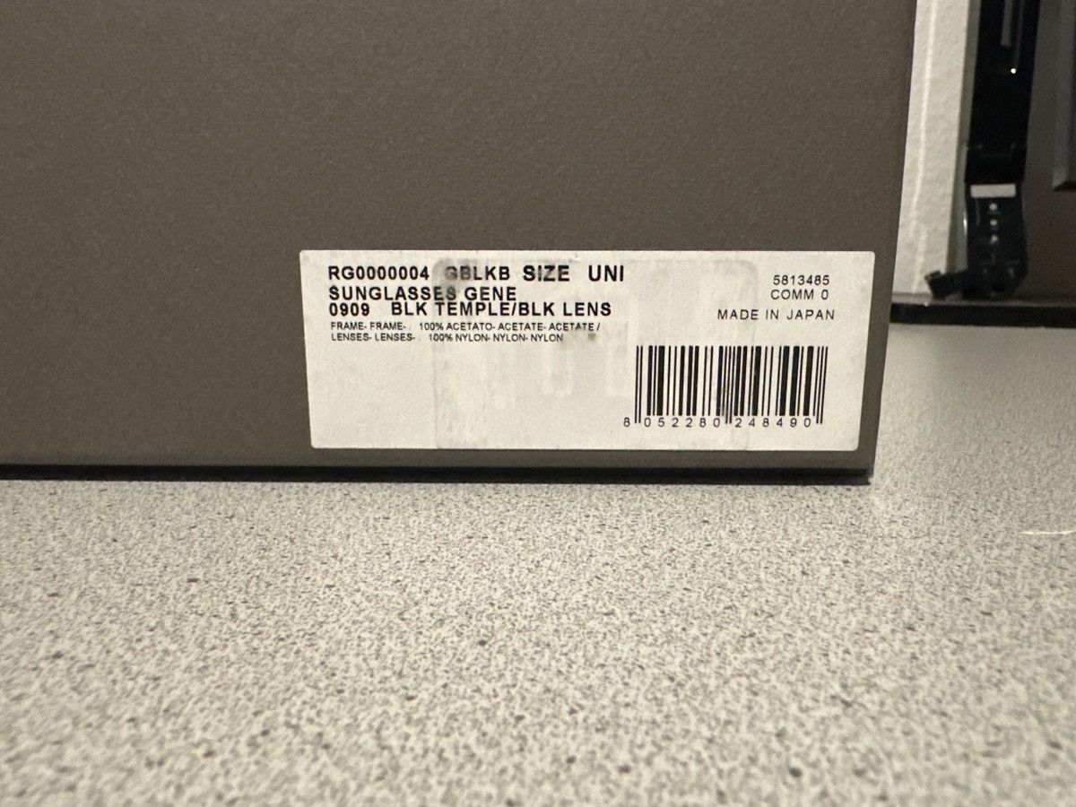 Rick Owens Rick Owens Gene Sunglasses Size ONE SIZE - 7 Thumbnail