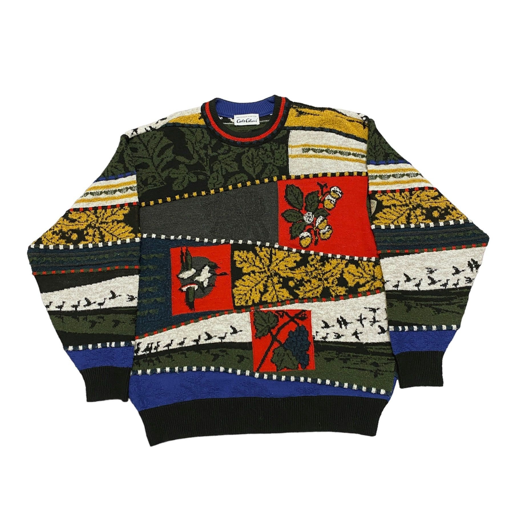 Vintage Vintage Carlo Colucci Sweater Coogi Multicolor Picasso