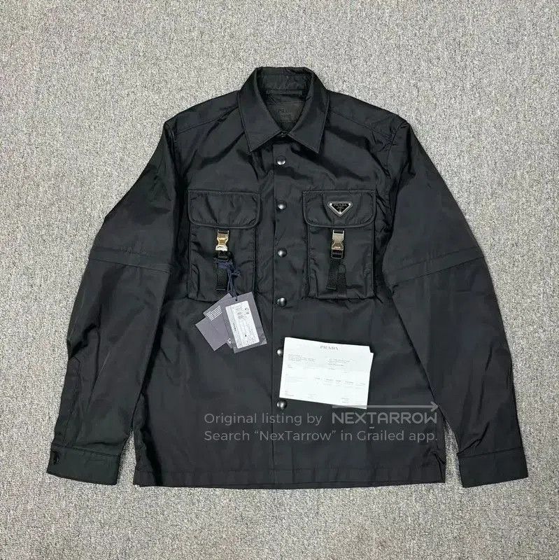 Other Prada Men's Black Nylon Jacket with Pockets. Size US XS / EU 42 / 0 - 1 Thumbnail