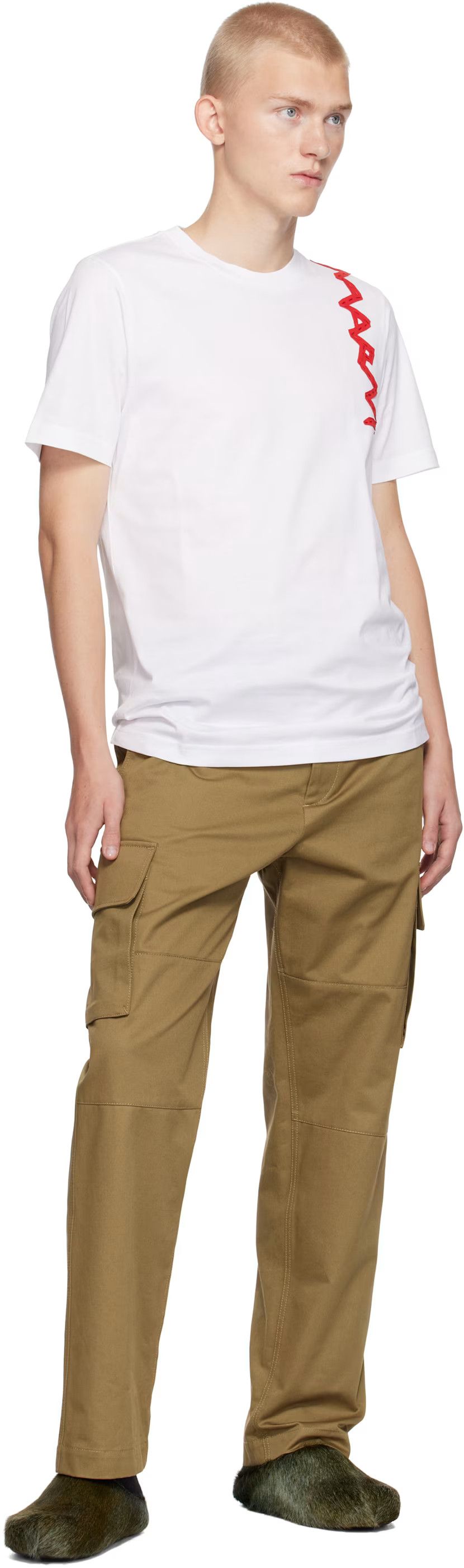 Marni o1w1db11125 Gabardine Cargo Pants in Khaki Green Size US 36 / EU 52 - 5 Thumbnail