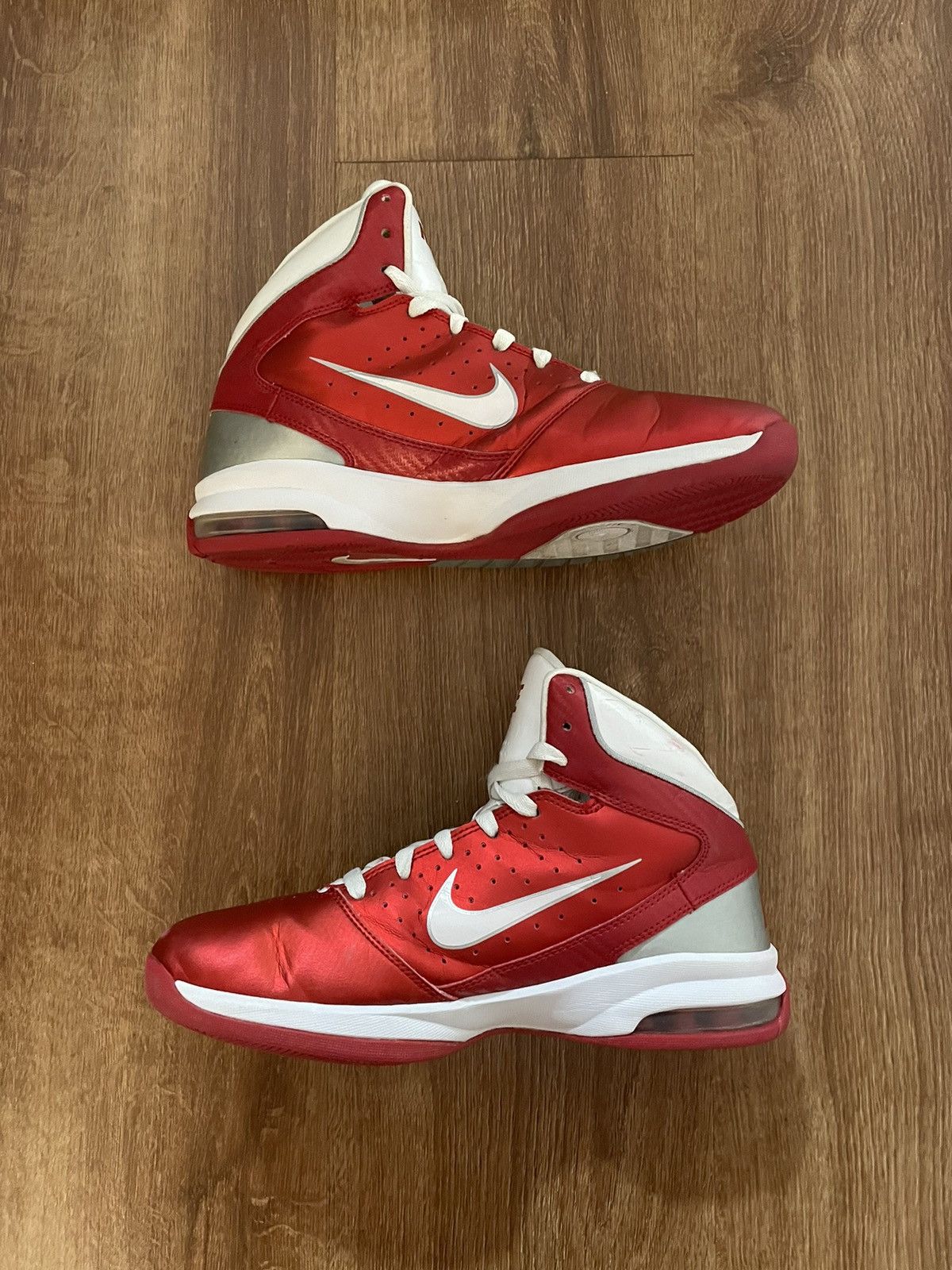 Nike Nike Air Max Hyped “Varsity Red” High Top Sneakers Size US 8 / EU 41 - 3 Thumbnail