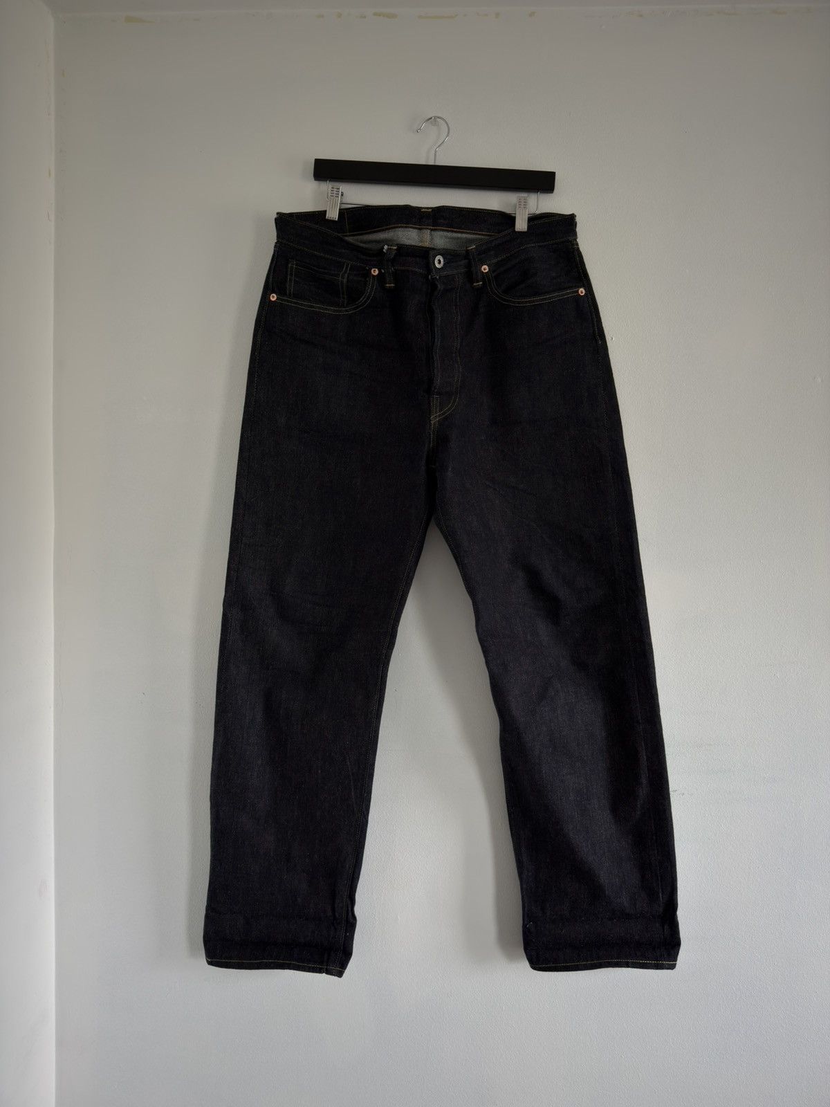 Bronson MFG. CO. S801XX 1943 War Simplified Model Selvedge Denim Jeans Size US 34 / EU 50 - 1 Thumbnail