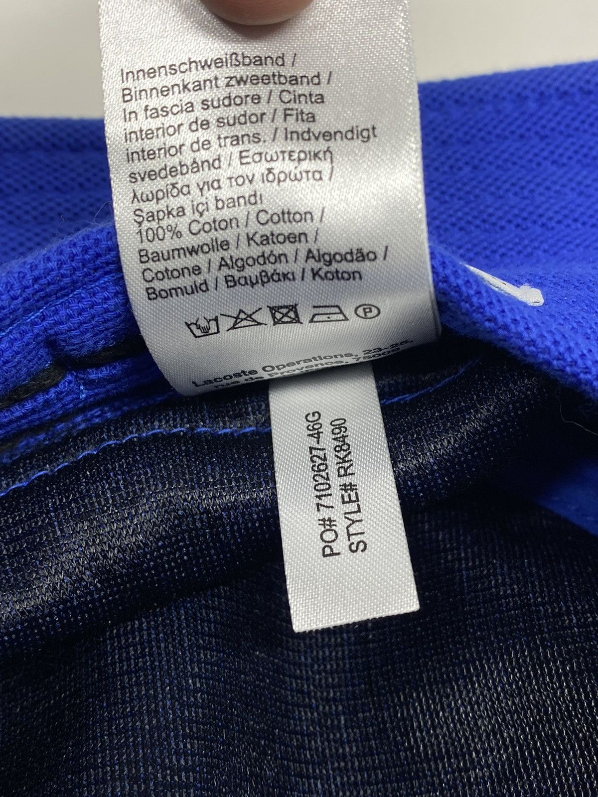 Lacoste 🔥 Y2K LACOSTE BLUE BUCKET HAT GORP TECH SUMMER VIBES Size ONE SIZE - 9 Thumbnail