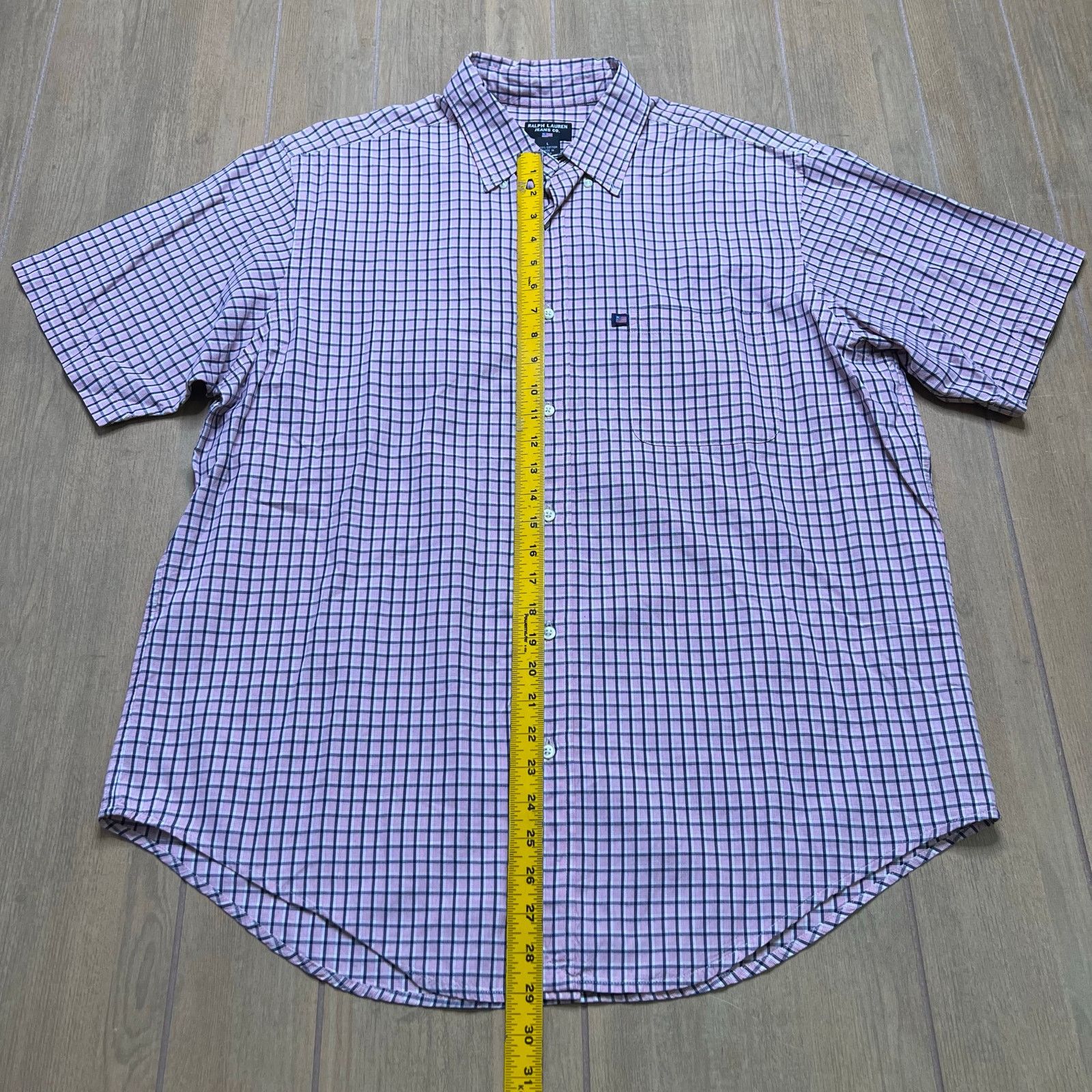 Polo Ralph Lauren Vintage Ralph Lauren Jeans Co. men's short-sleeve plaid L Size US L / EU 52-54 / 3 - 7 Thumbnail