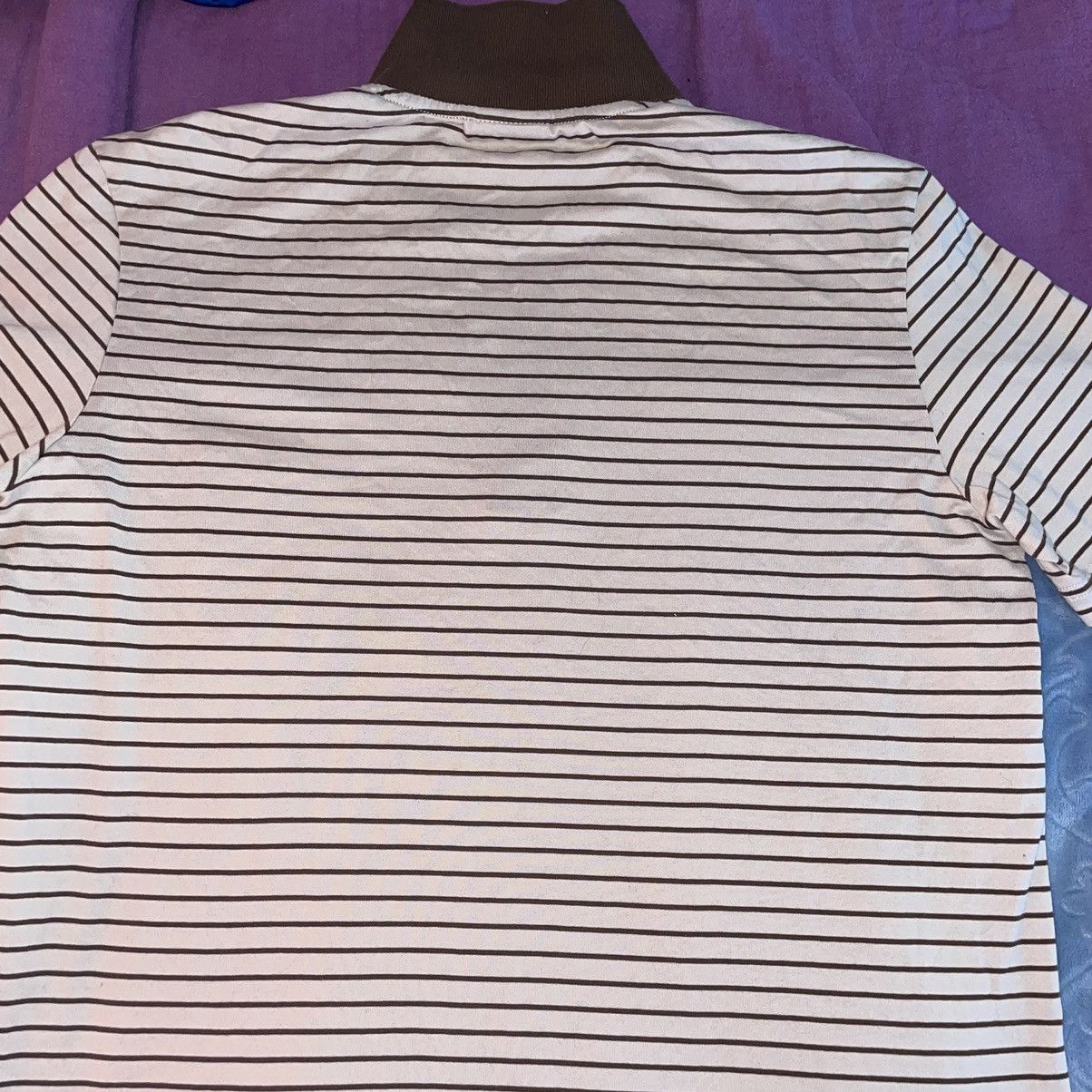 Lacoste Vintage Lacoste Stripped Polo Size US S / EU 44-46 / 1 - 3 Thumbnail