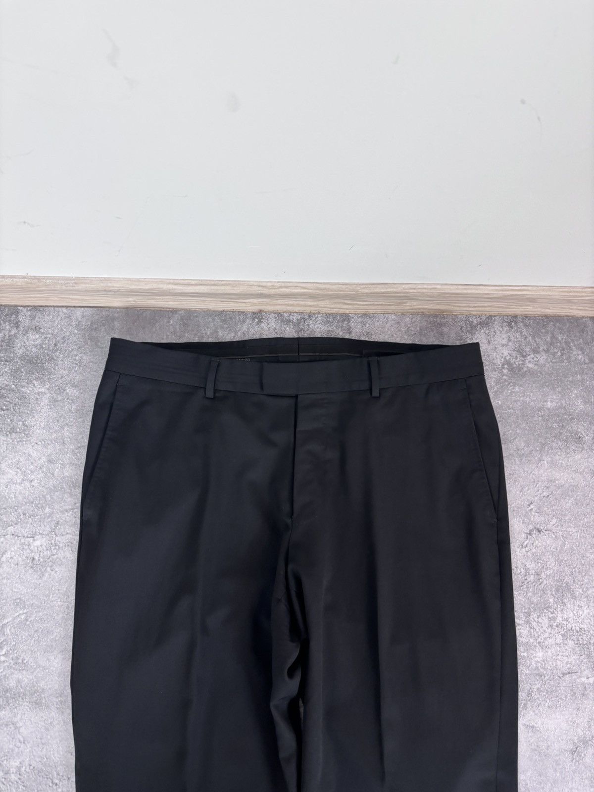 Gucci Gucci Tom Ford Era Men’s 2-Piece Black Wool Suit Size 42L - 18 Thumbnail