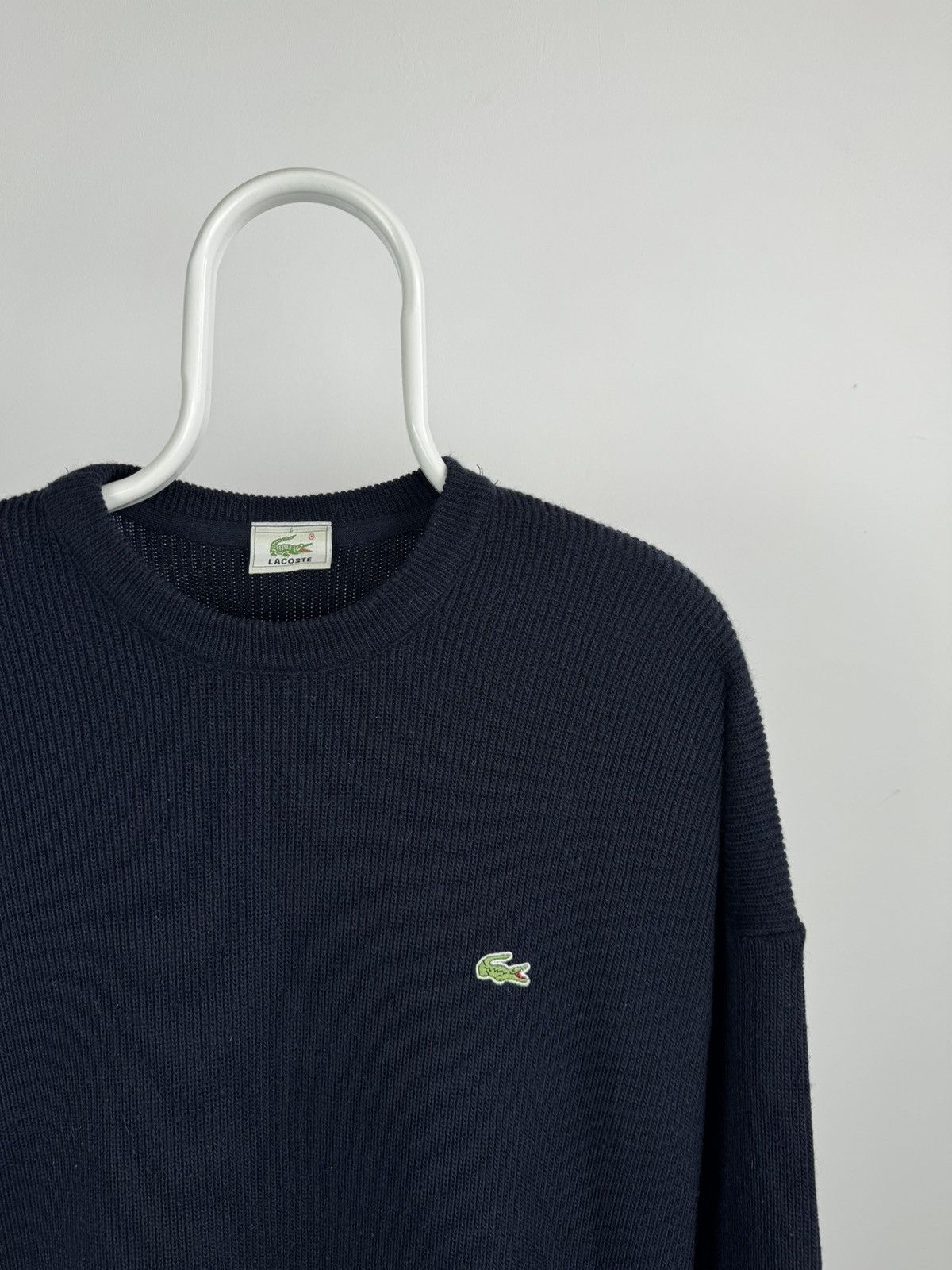 Lacoste Vintage Lacoste Heavy Knitted Sweater 90s Size US XL / EU 56 / 4 - 2 Thumbnail