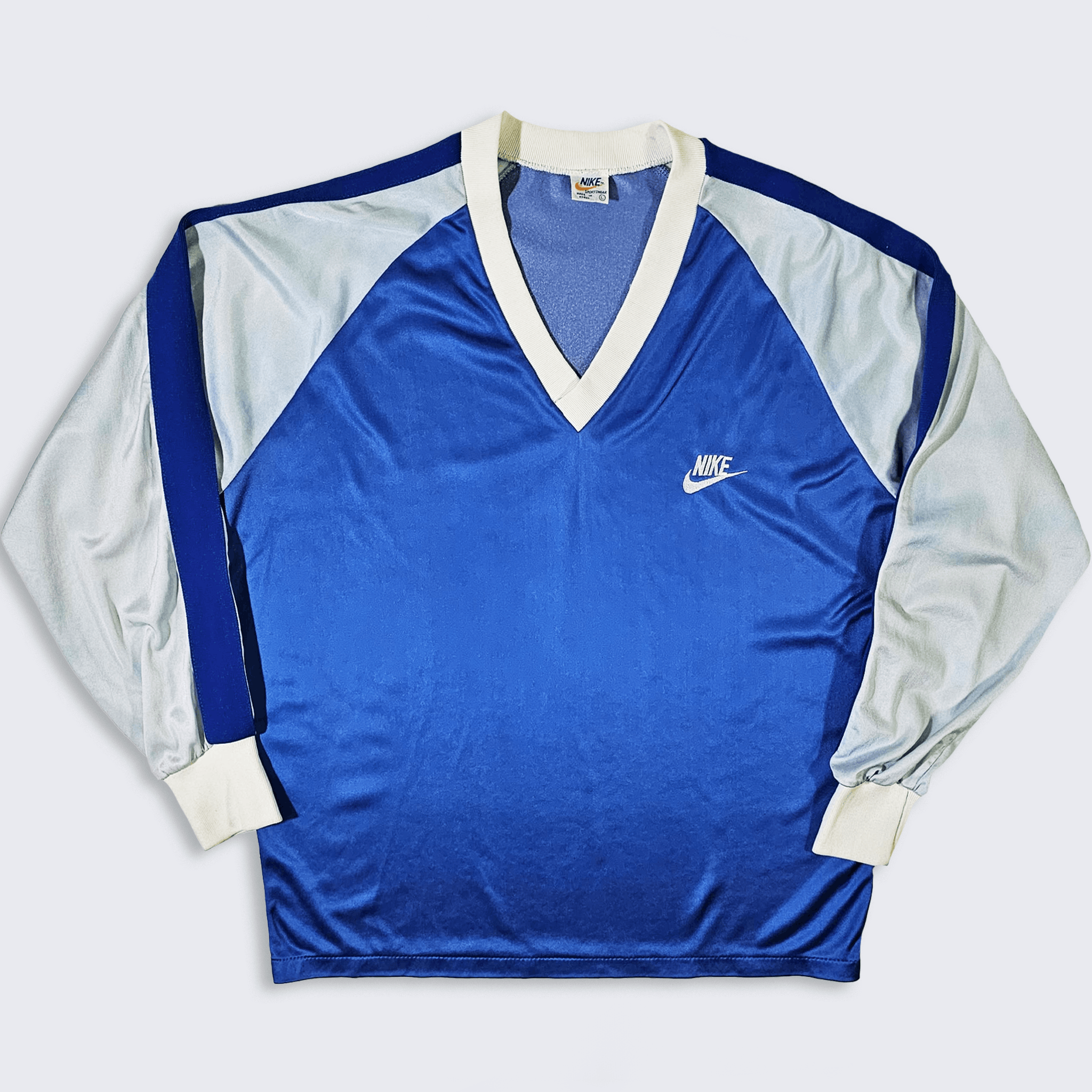 Nike Nike Vintage 70s Soccer Goalie Long Sleeve Jersey Shirt Size US L / EU 52-54 / 3 - 1 Thumbnail