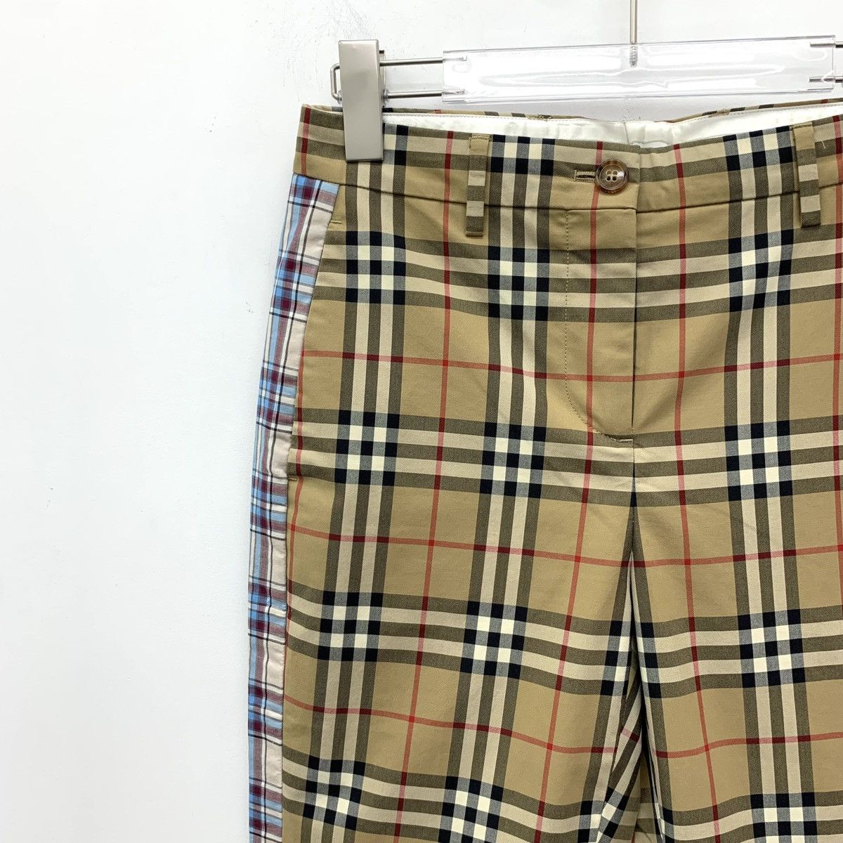 Burberry Burberry Brown Vintage Check Cotton Casual Pants K26WX Size 25" / US 0 / IT 36 - 3 Thumbnail