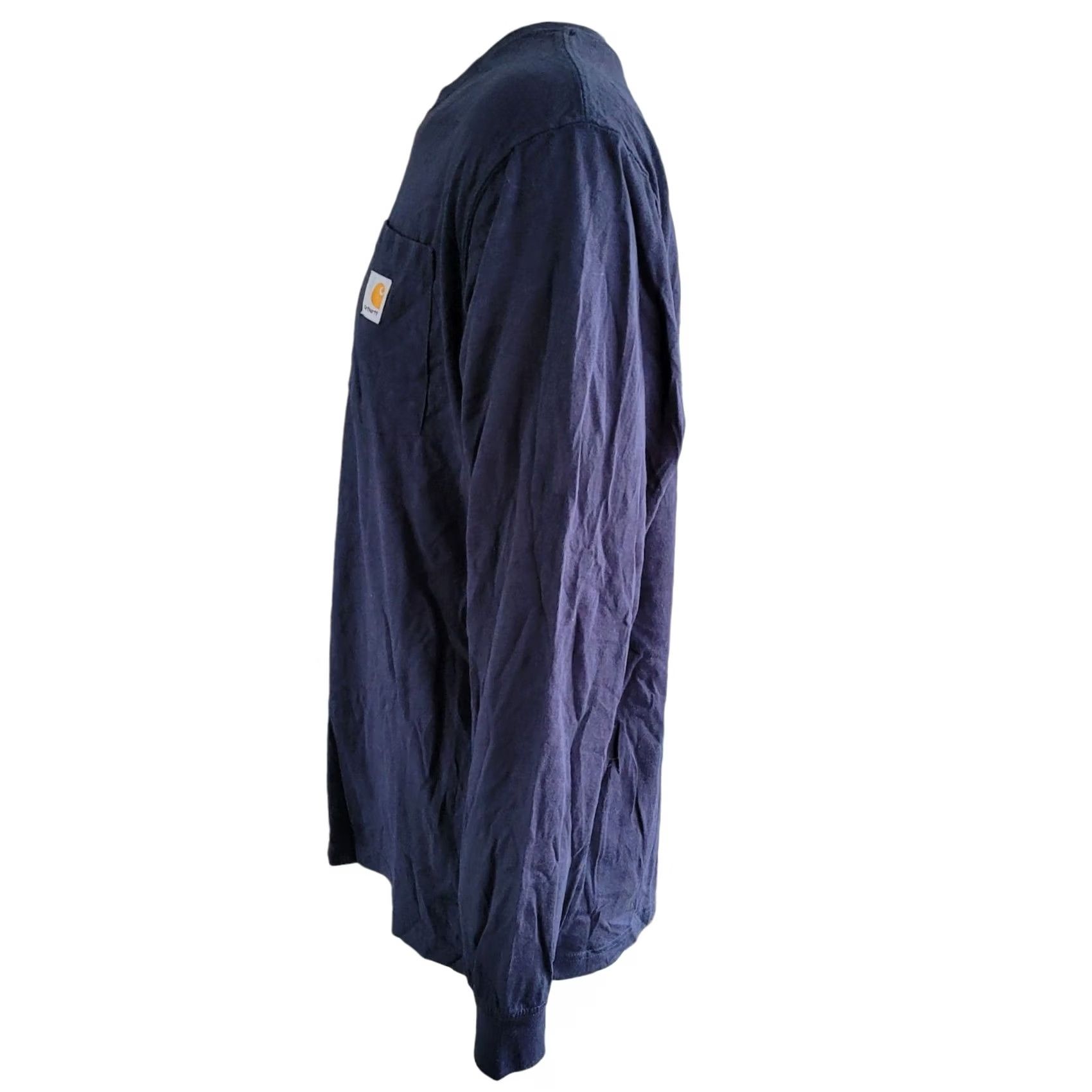 Carhartt VINTAGE Carhartt Long Sleeve T-Shirt - Navy - Men’s L Size US L / EU 52-54 / 3 - 3 Thumbnail