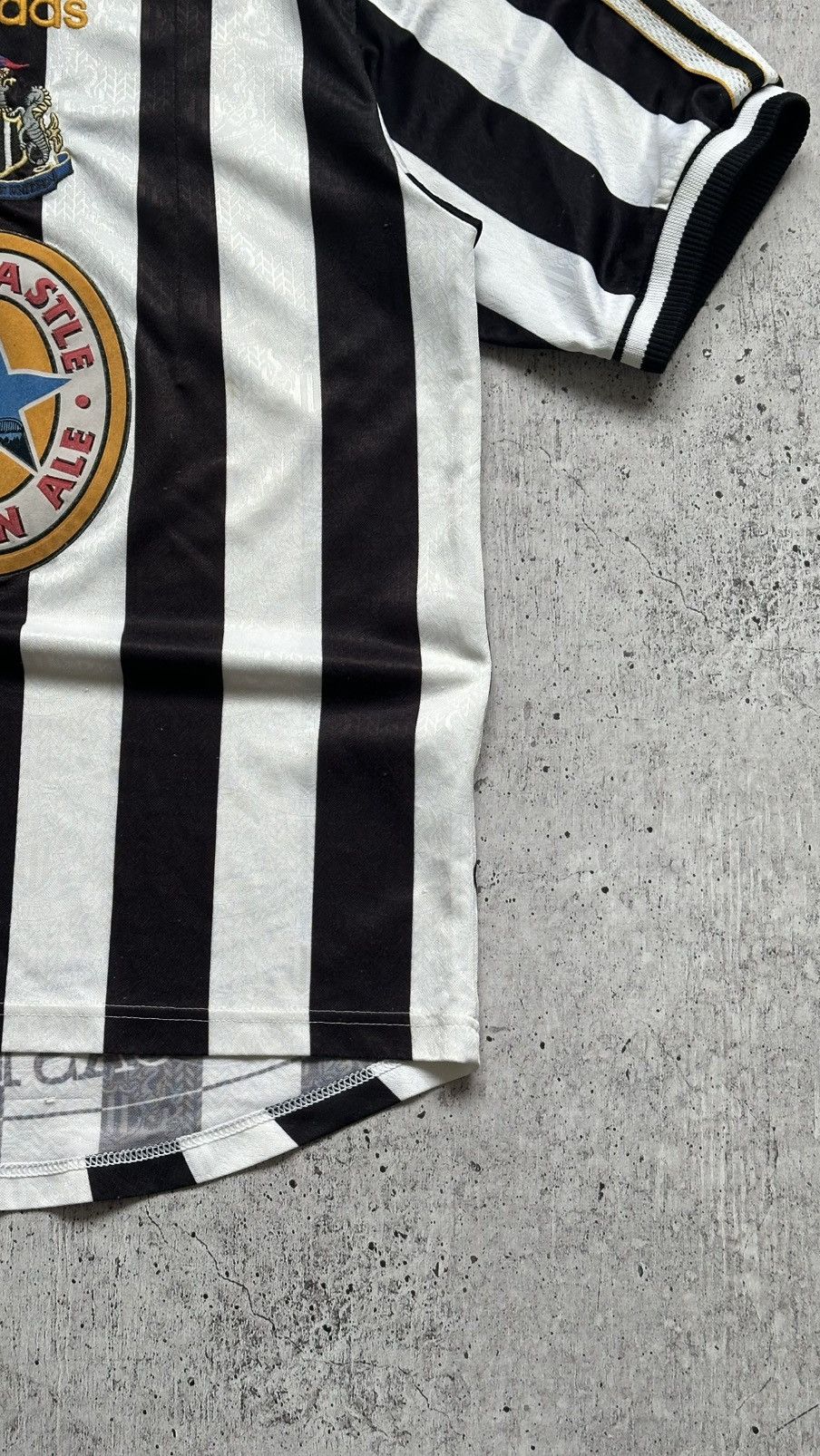 Adidas 1997/99 Adidas Newcastle United Vintage Rare Soccer Jersey Size US S / EU 44-46 / 1 - 3 Thumbnail