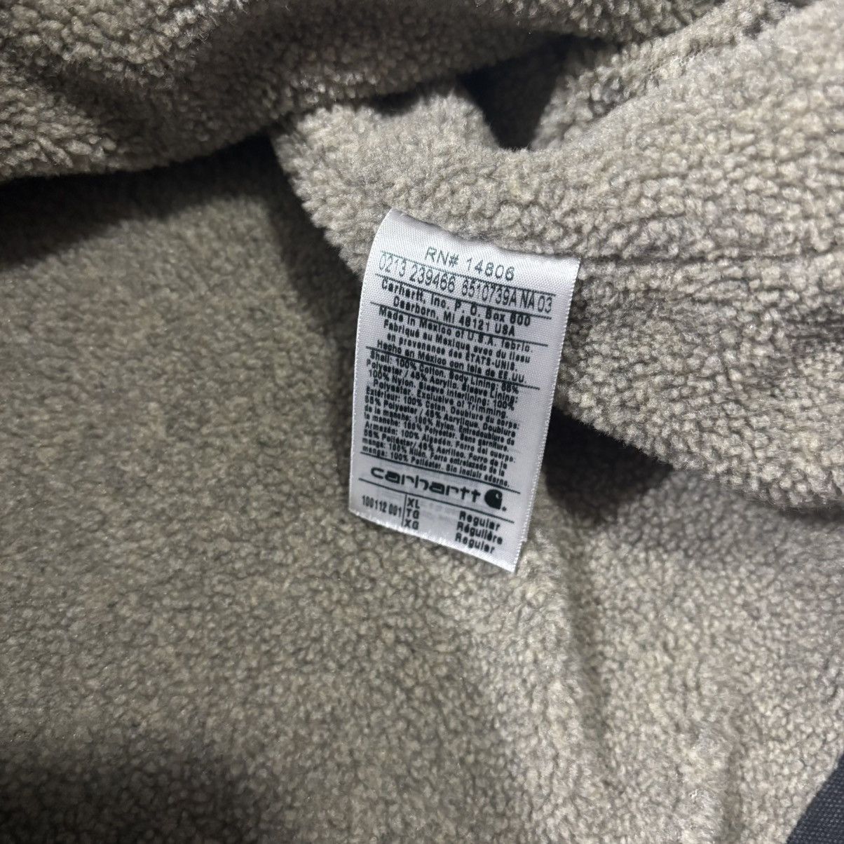 Carhartt Carhartt Jacket XL Black Sherpa Lined Detroit Vintage Size US XL / EU 56 / 4 - 6 Thumbnail