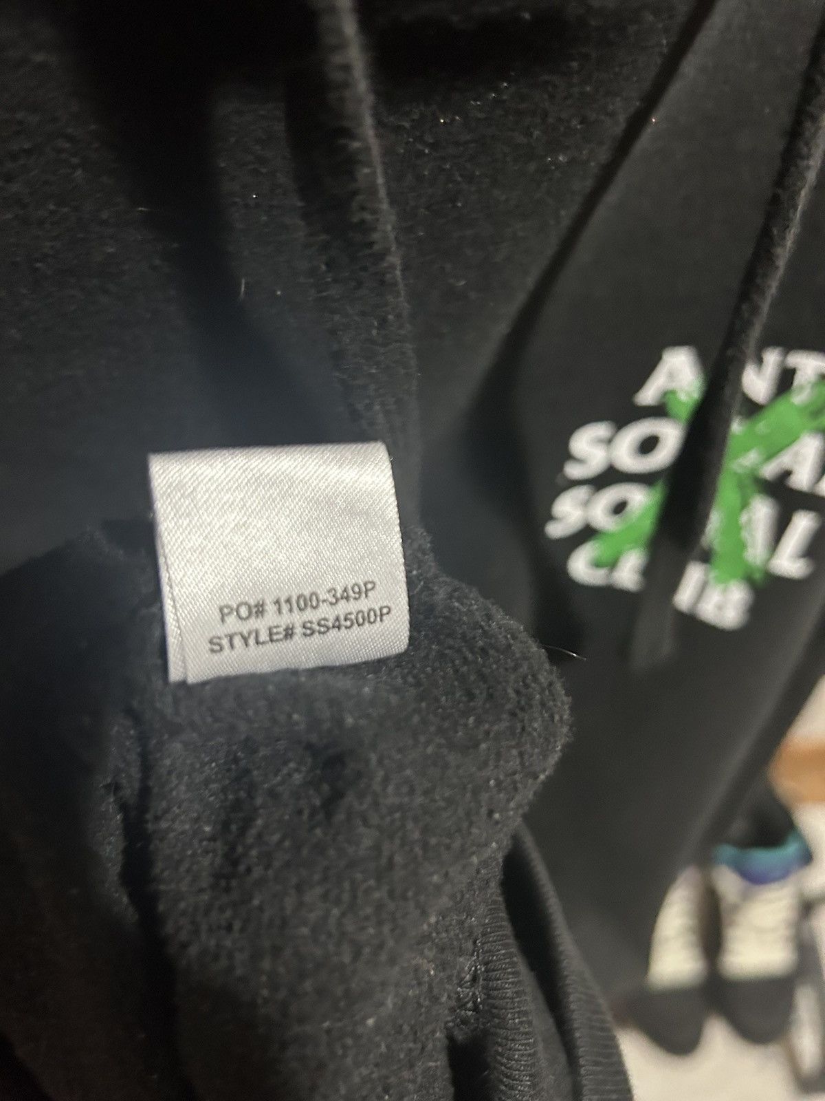 Anti Social Social Club Anti Social Social Club Green X hoodie Size US L / EU 52-54 / 3 - 5 Thumbnail