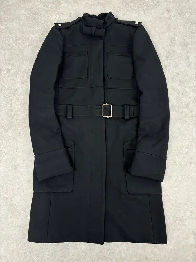 Balenciaga Vintage Balenciaga Wool Long Button Up Overcoat | Grailed