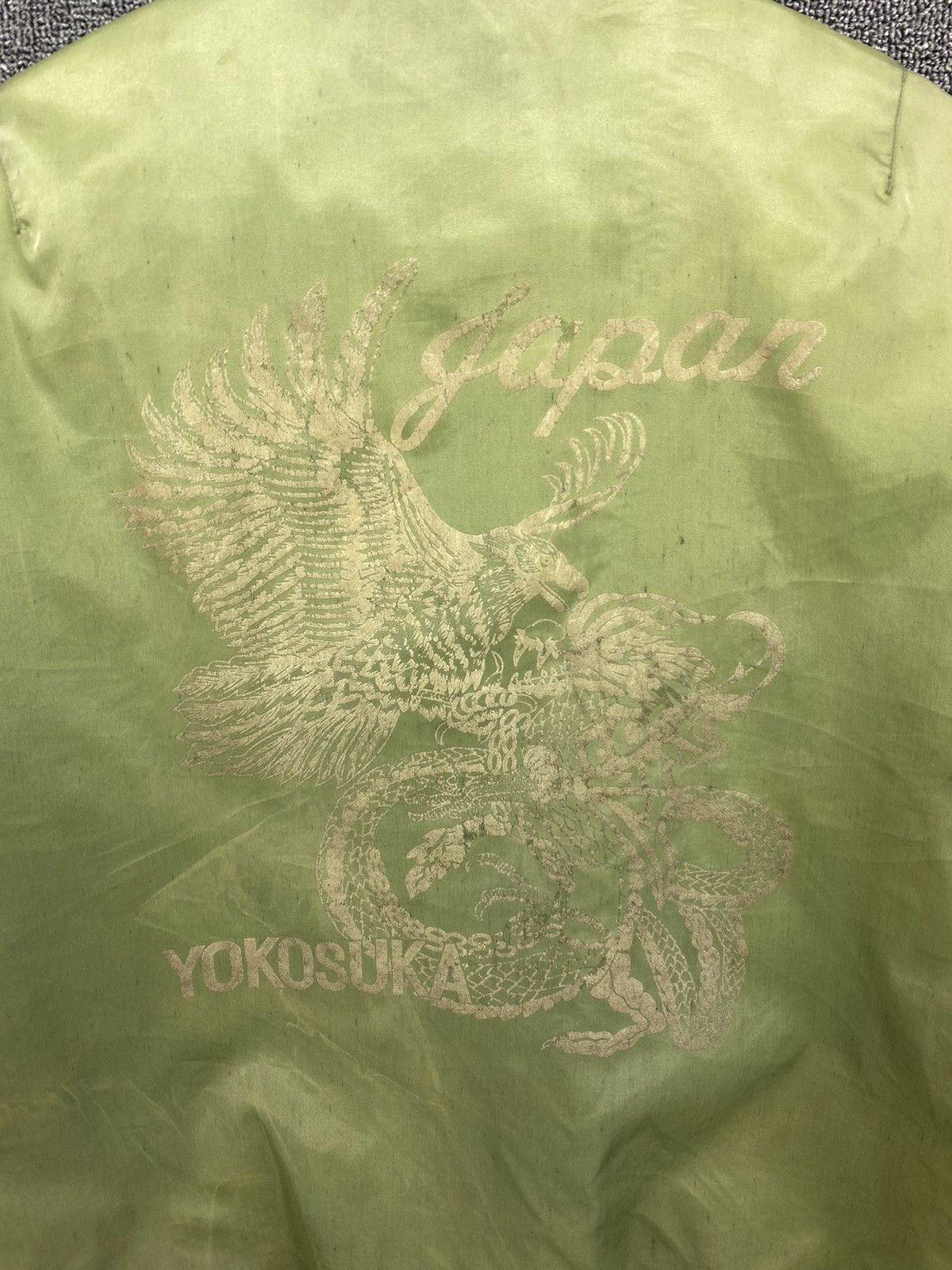 Japanese Brand Vintage Yokosuka Japanese Eagle Sukajan Bomber Jacket Size US L / EU 52-54 / 3 - 2 Thumbnail