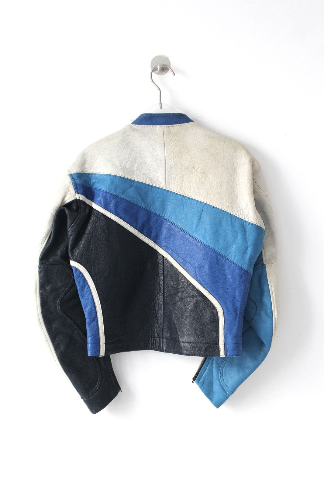 Vintage 1990S JAPANESE BRAND SPEEDBLOCK LEATHER BIKER JACKET Size US S / EU 44-46 / 1 - 2 Thumbnail