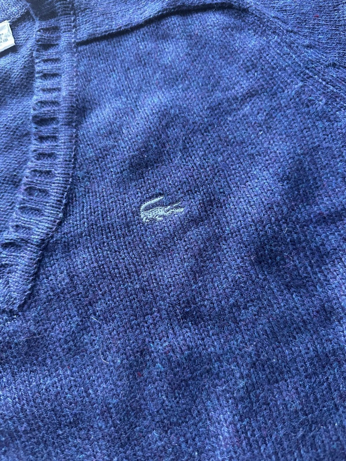 Izod × Lacoste × Vintage IZOD Lacoste V-Neck Knitted Sweat Size US L / EU 52-54 / 3 - 4 Thumbnail