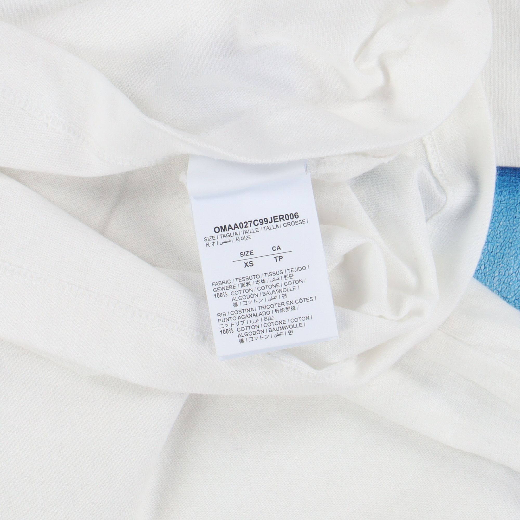 Off-White White Mona Lisa Logo T-shirt Size XS / US 0-2 / IT 36-38 - 6 Thumbnail