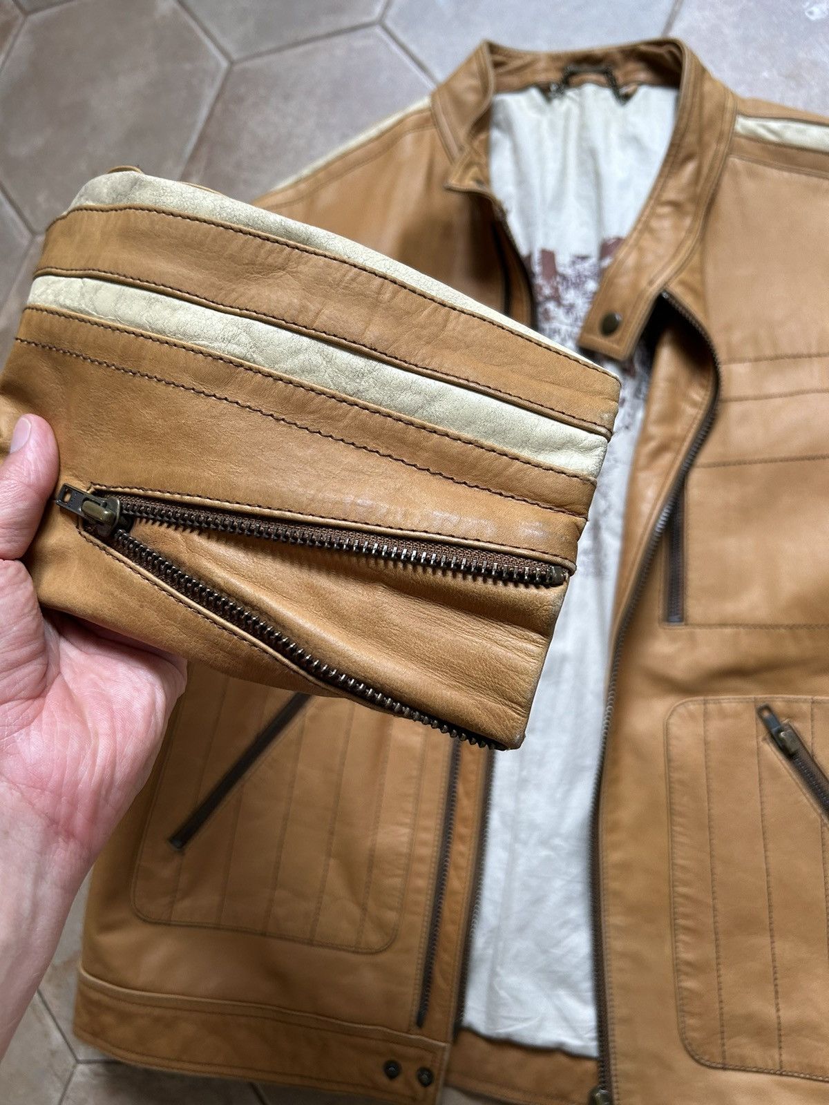 If Six Was Nine Vintage Japan Leather Jacket True Vintage Look Size US M / EU 48-50 / 2 - 5 Thumbnail