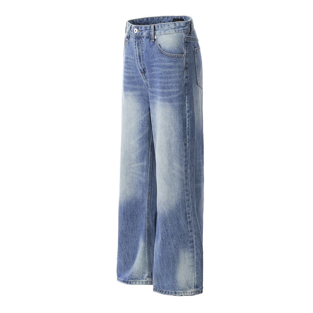 Japanese Brand × Vintage Men's loose punk distressed gradient washed jeans Size US 32 / EU 48 - 2 Thumbnail