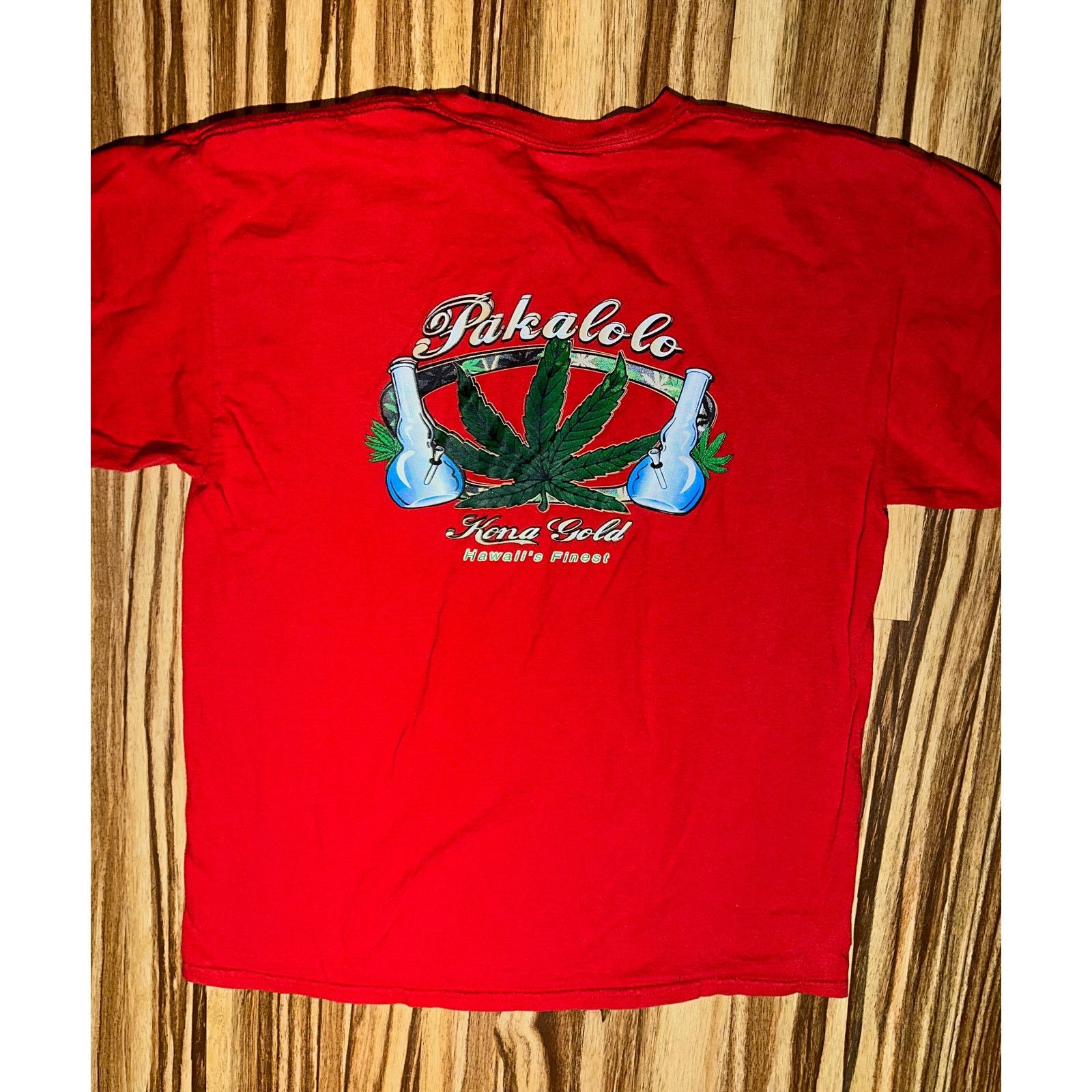 & Other Stories Pakalolo Kona Gold Hawaii’s Finest Red Tshirt Size Large Size US L / EU 52-54 / 3 - 7 Thumbnail