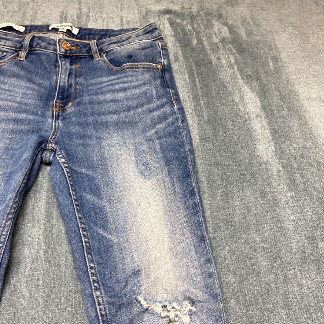 Vintage Vigoss Jagger Skinny Jeans Women 29 Blue Denim Stretch Distressed Casual Outdoor Jeans Women 29 Blue Denim Stretch Distressed Casual Outdoor Size 29" - 5 Thumbnail