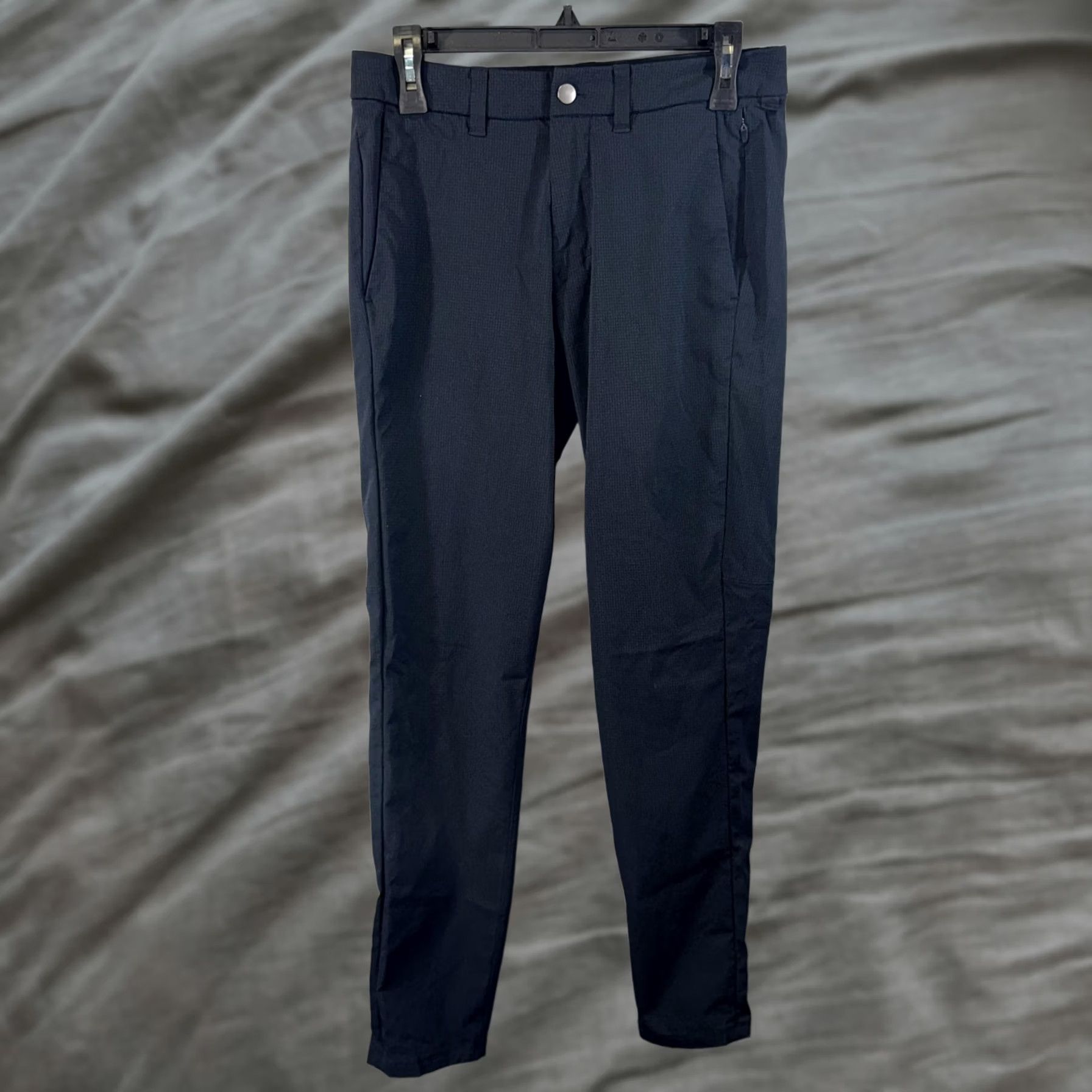 Lululemon Lululemon Pants Mens 30 Navy Performance Chino Tech Ripstop Slim Tapered Stretch Pants Size US 30 / EU 46 - 1 Thumbnail