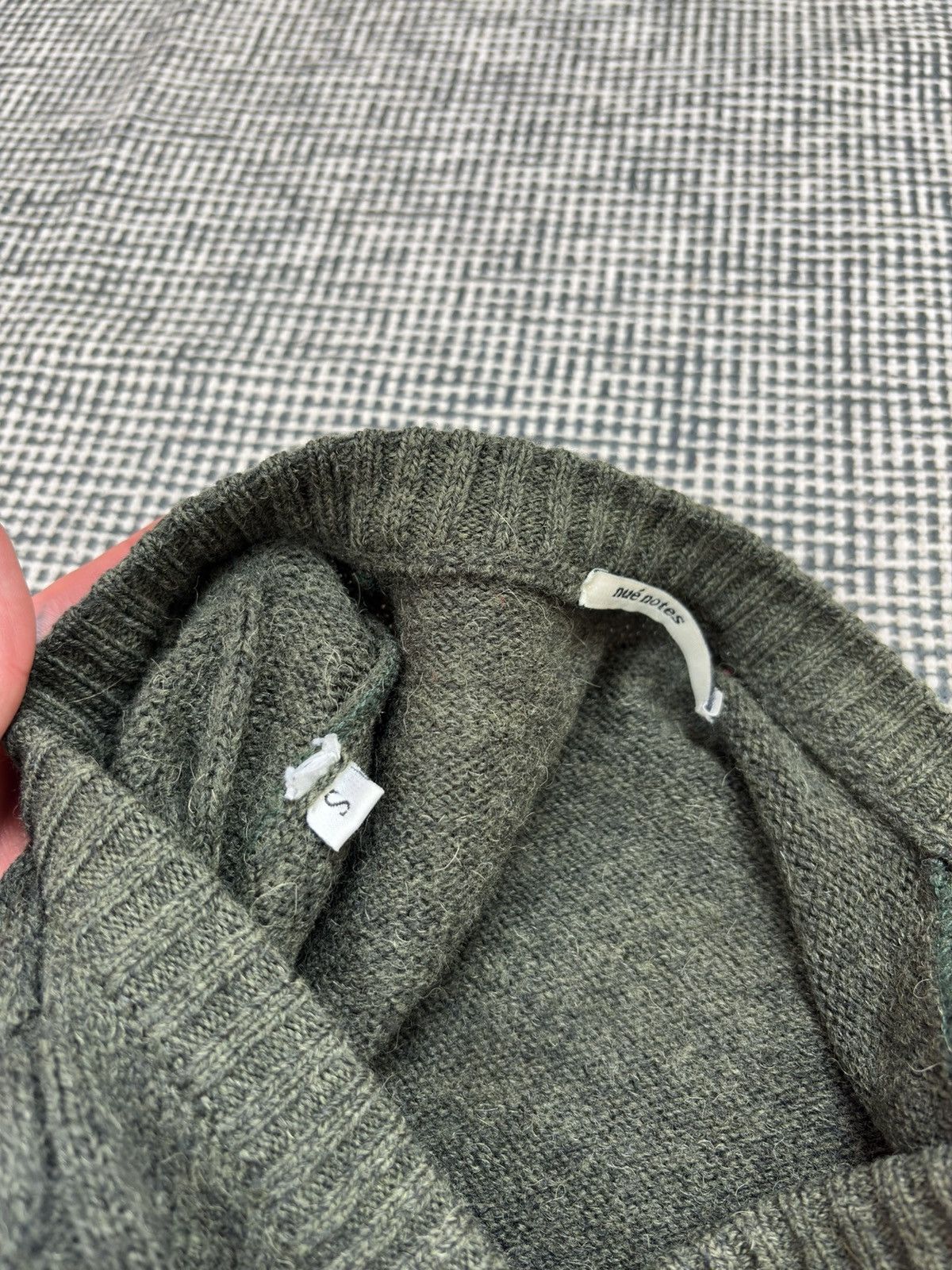 Other Nue notes merino wool cable knit bottle green cozy cardigan Size S / US 4 / IT 40 - 4 Thumbnail
