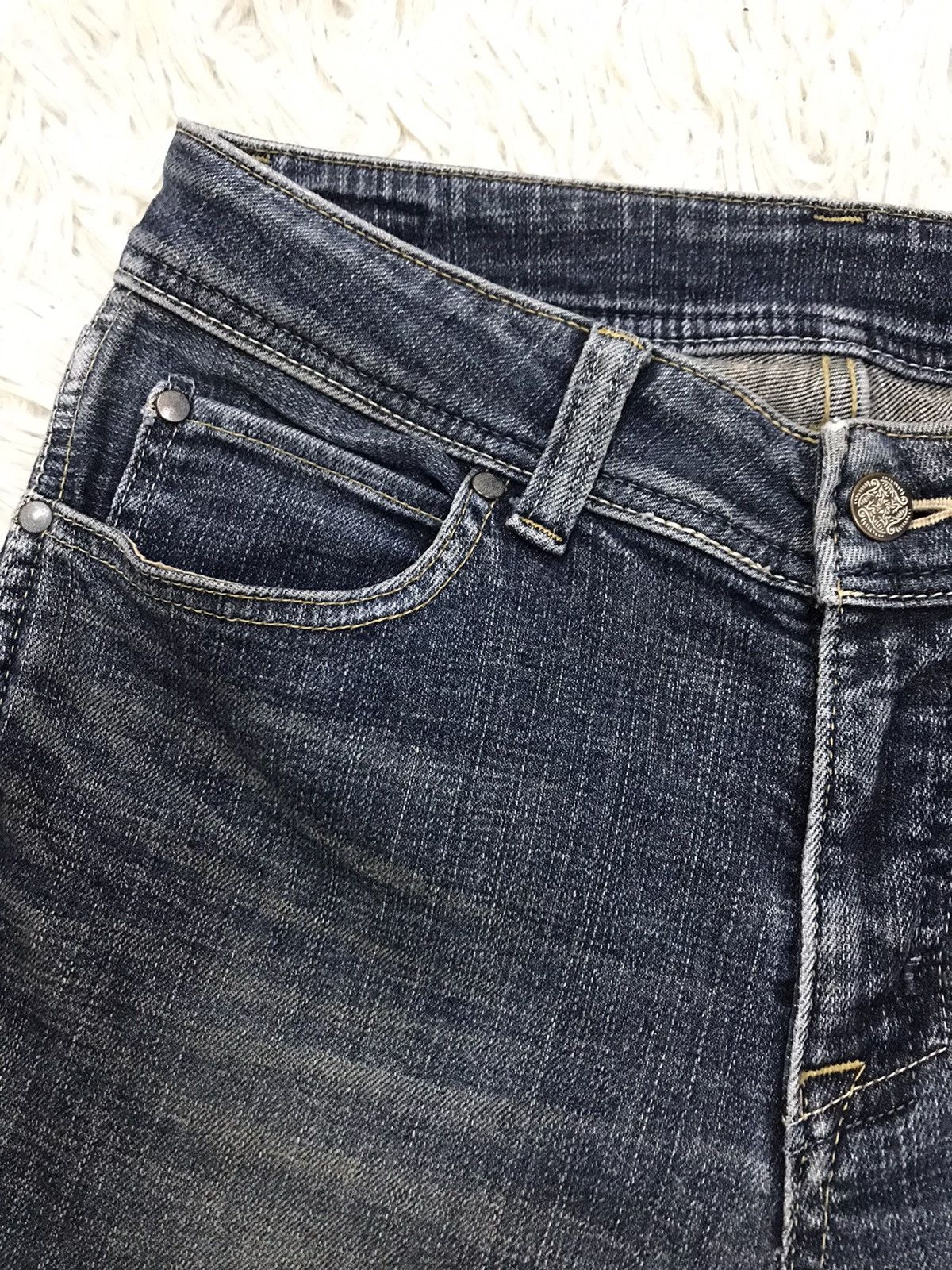Japanese Brand Vintage Georgia Love Flare Denim Jeans Size US 28 / EU 44 - 4 Thumbnail
