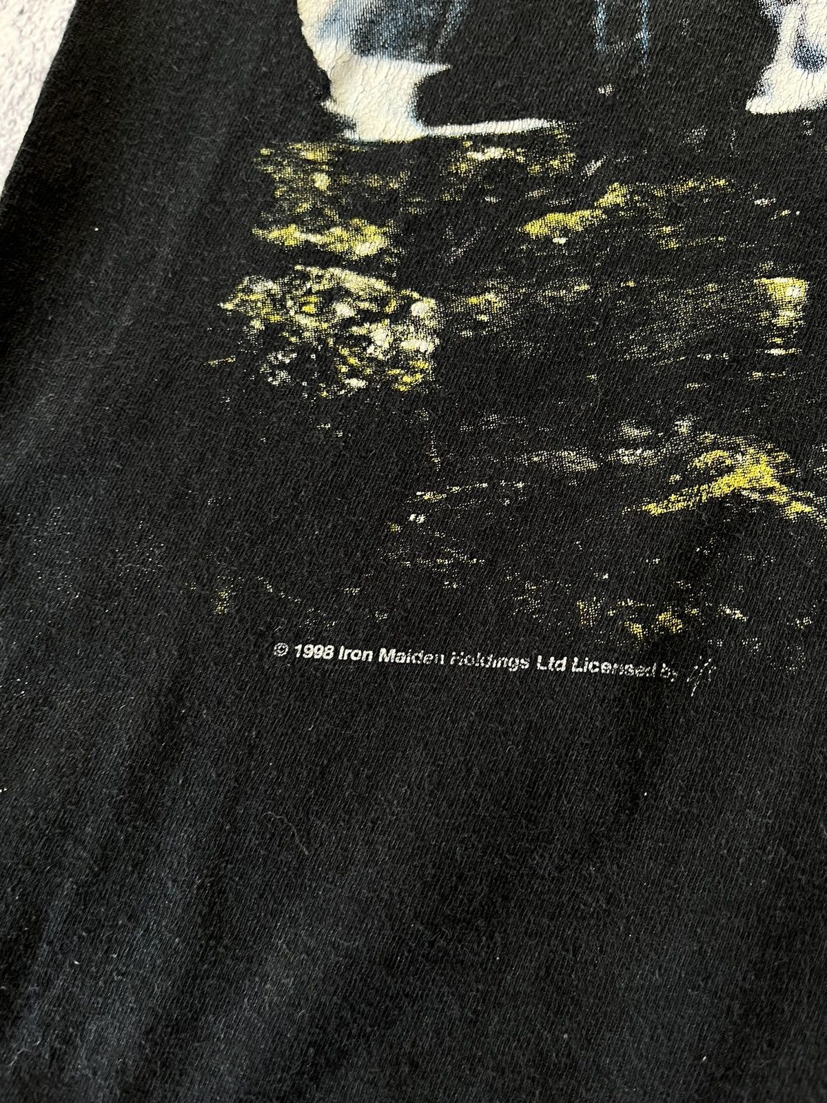 Band Tees Rare Iron Maiden Tee T Shirt 1998 Vintage Black Size US L / EU 52-54 / 3 - 20 Thumbnail