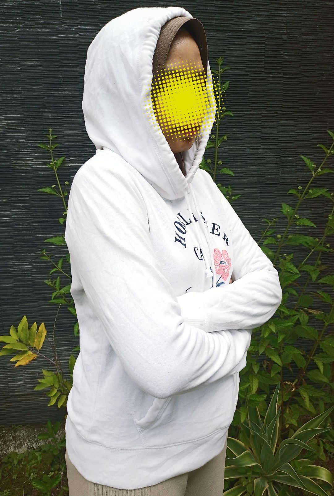 Hollister × Le Grande Bleu (L.G.B.) HOLLISTER CA 🌸 LOS ANGELES WHITE HOODIE Size US M / EU 48-50 / 2 - 5 Thumbnail