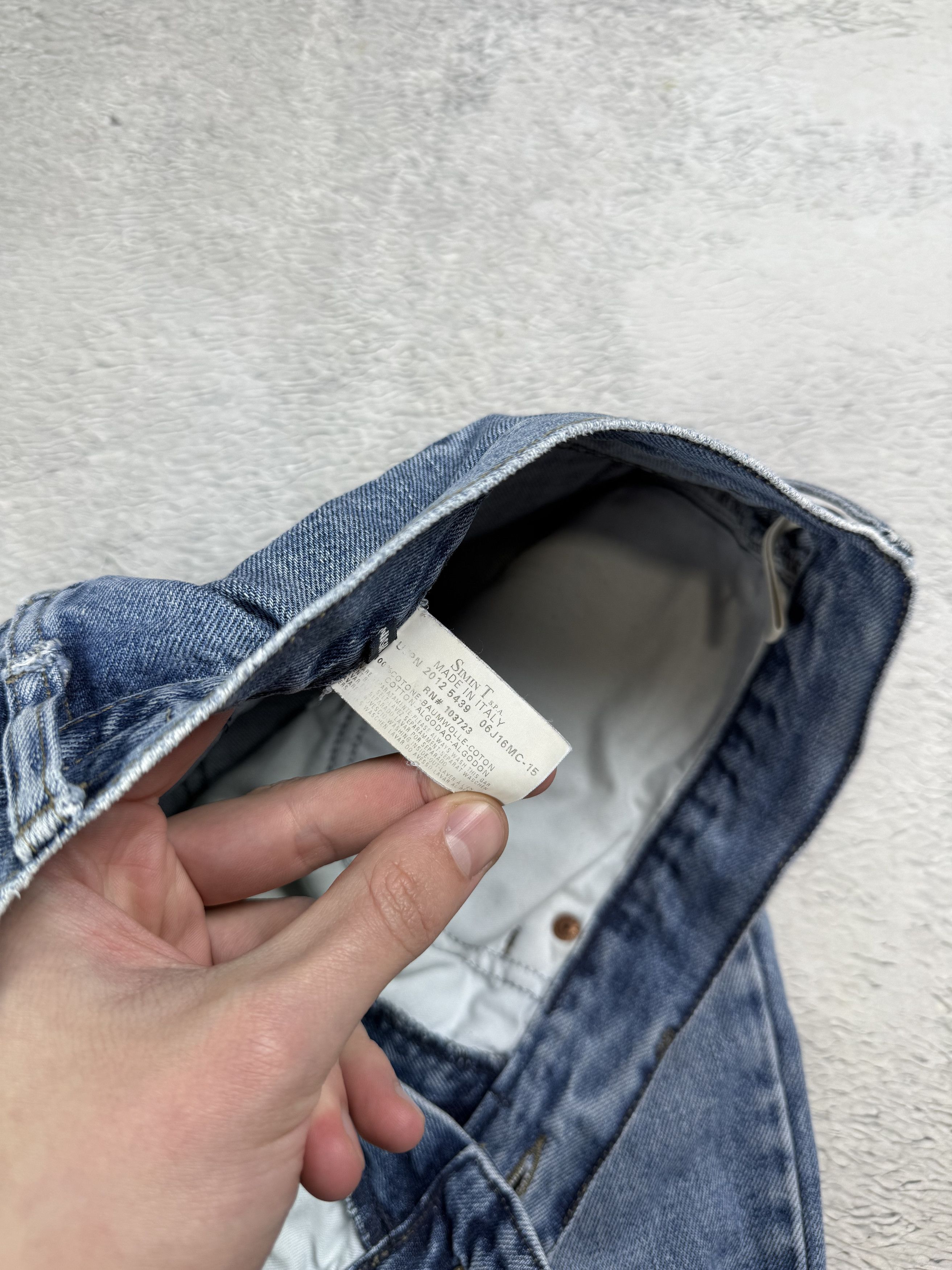 Armani × Vintage Armani Jeans Vintage Pants J16 Relaxed Fit Straight Blue Size US 38 / EU 54 - 7 Thumbnail