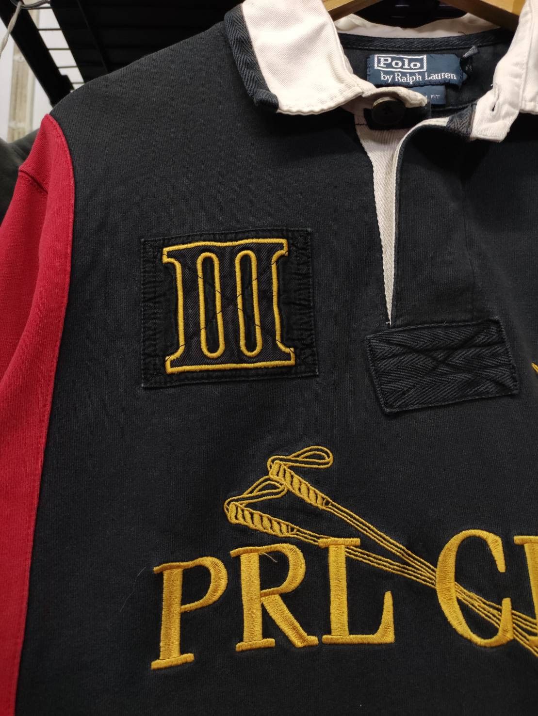 Polo Ralph Lauren Vtg 90's Polo Ralph Lauren PRL Club Rugby Big Pony Size US L / EU 52-54 / 3 - 2 Thumbnail