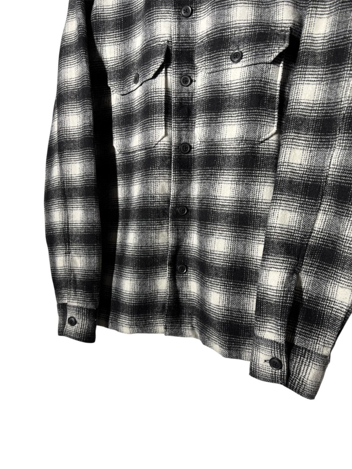 Allsaints Allsaints Plaid Wool Over Shirts Jacket Cargo Pocket S-M Size US M / EU 48-50 / 2 - 2 Thumbnail