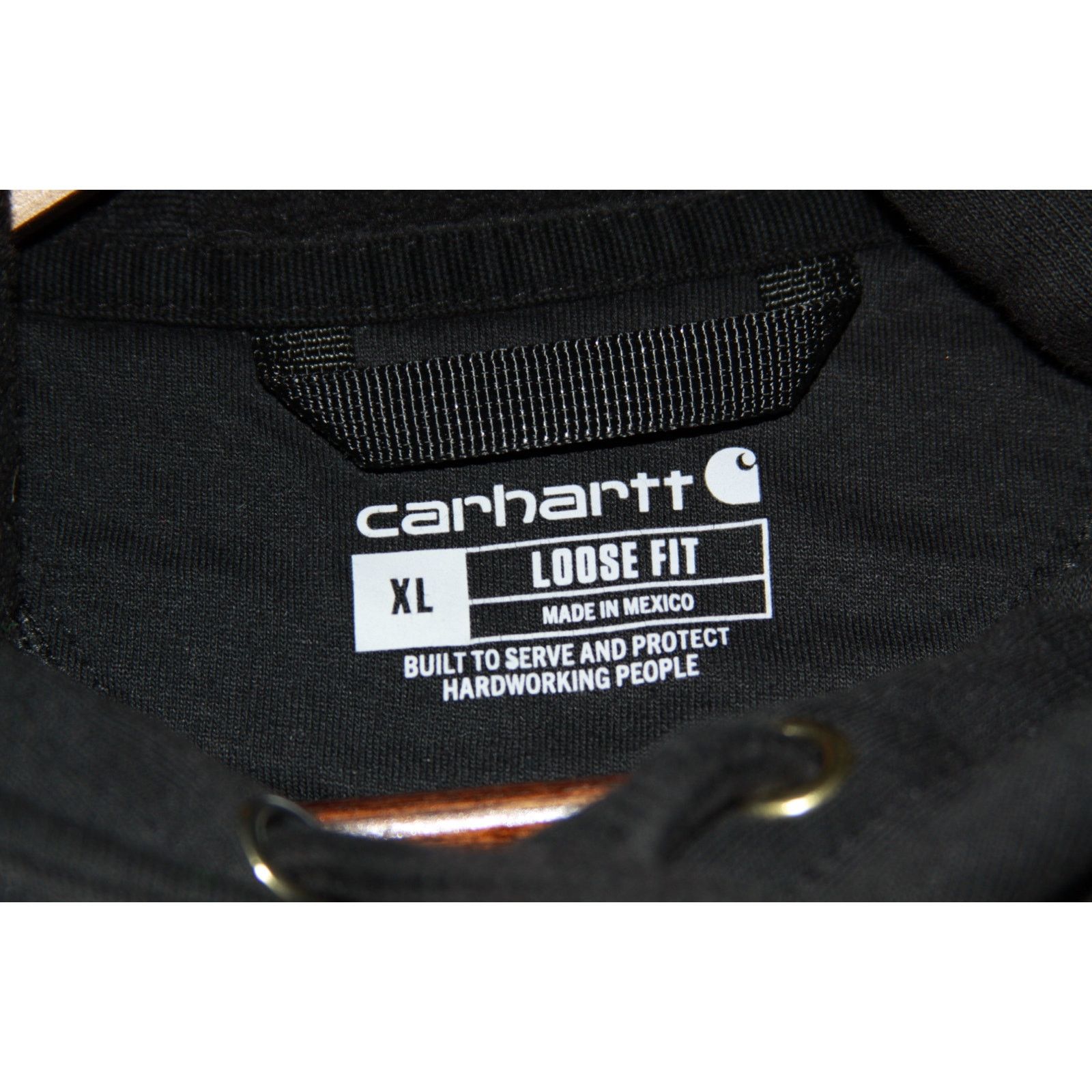 Carhartt 🔥 Carhartt XL Loose Fit Black Hoodie —Graphic 🖤 Size US XL / EU 56 / 4 - 4 Thumbnail