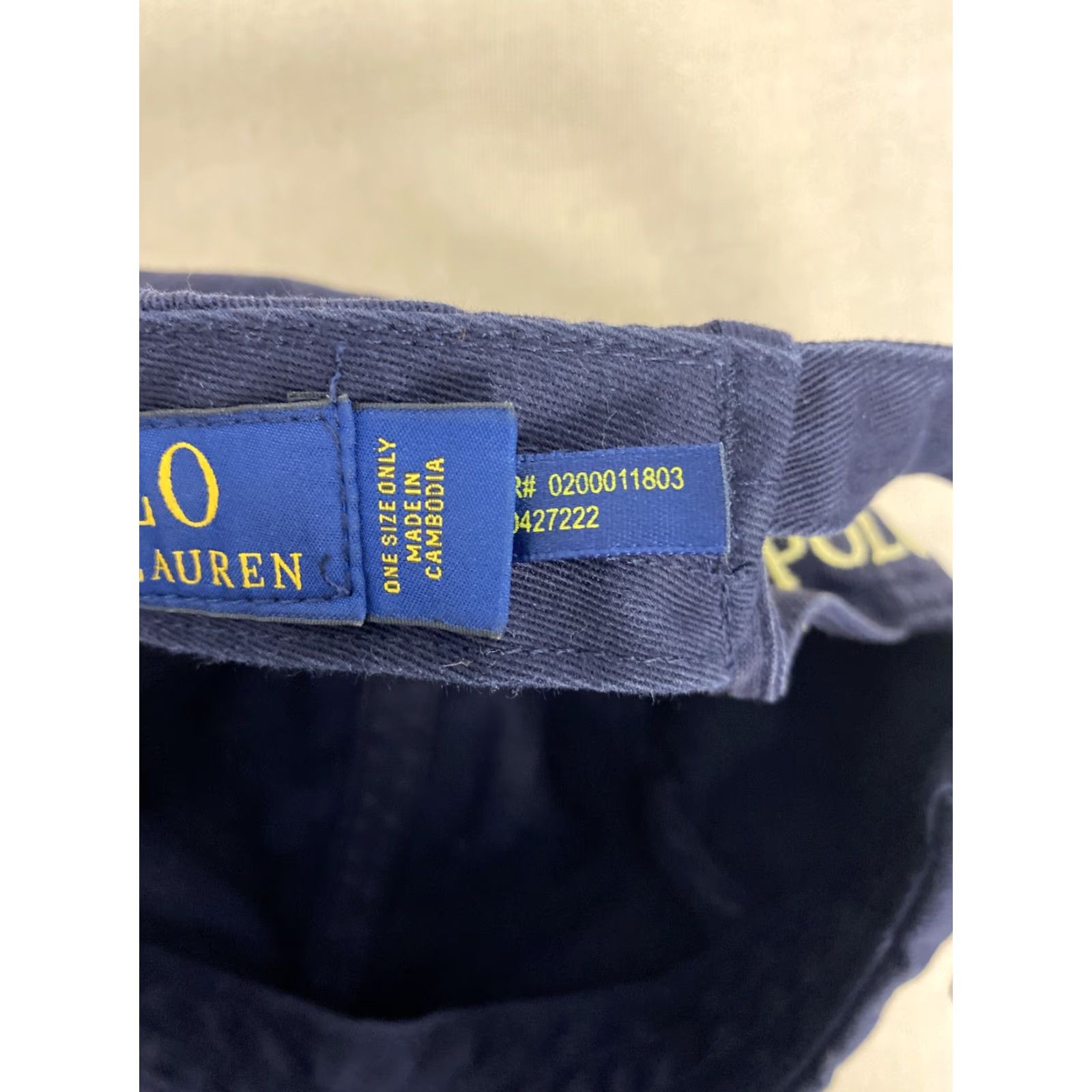 Polo Ralph Lauren VINTAGE Polo Ralph Lauren Adjustable Baseball Cap Unisex One Size Navy Blue Size US M / EU 48-50 / 2 - 7 Thumbnail
