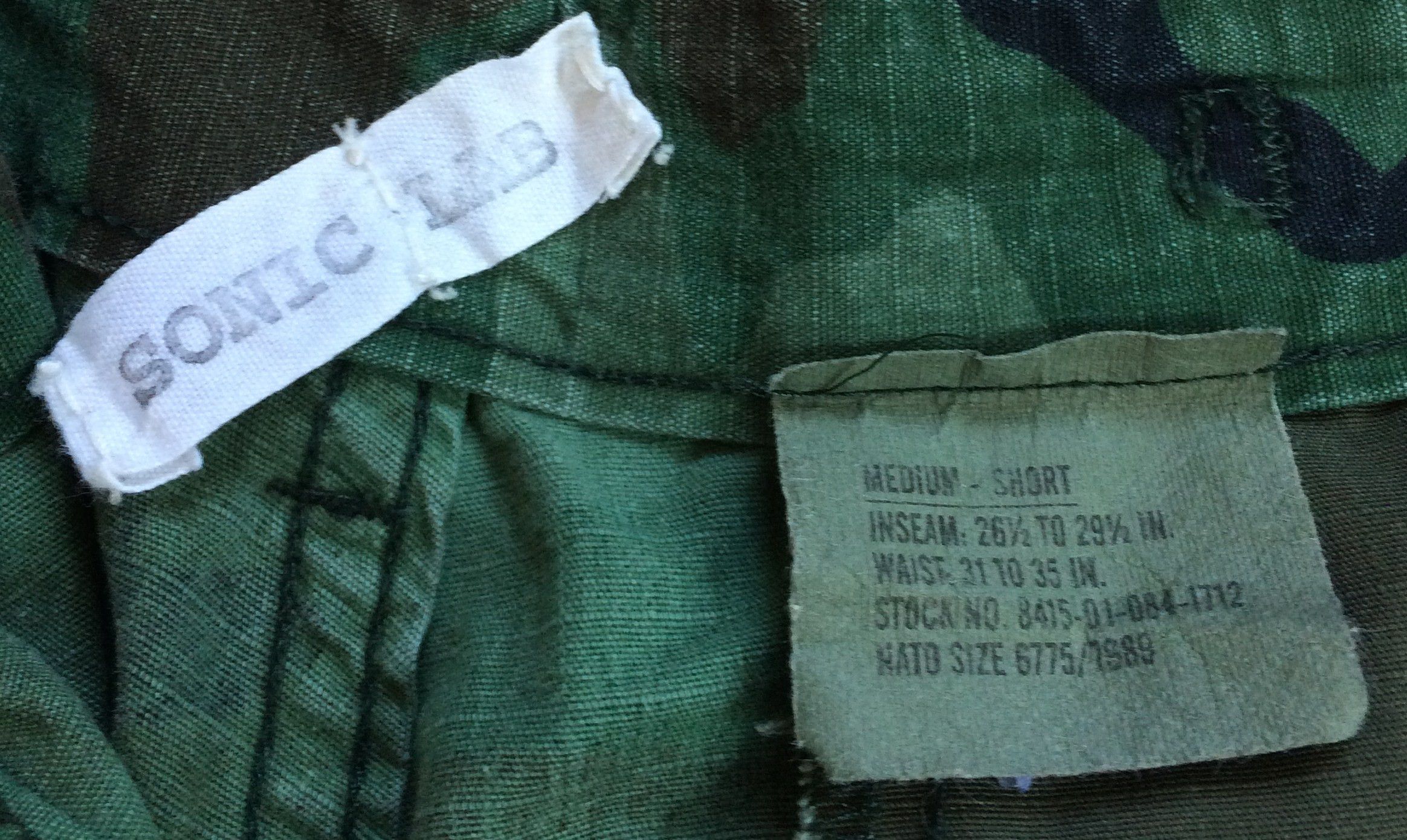 Nepenthes Sonic Lab Rebuild Camo Bondage Pants Size US 30 / EU 46 - 5 Thumbnail