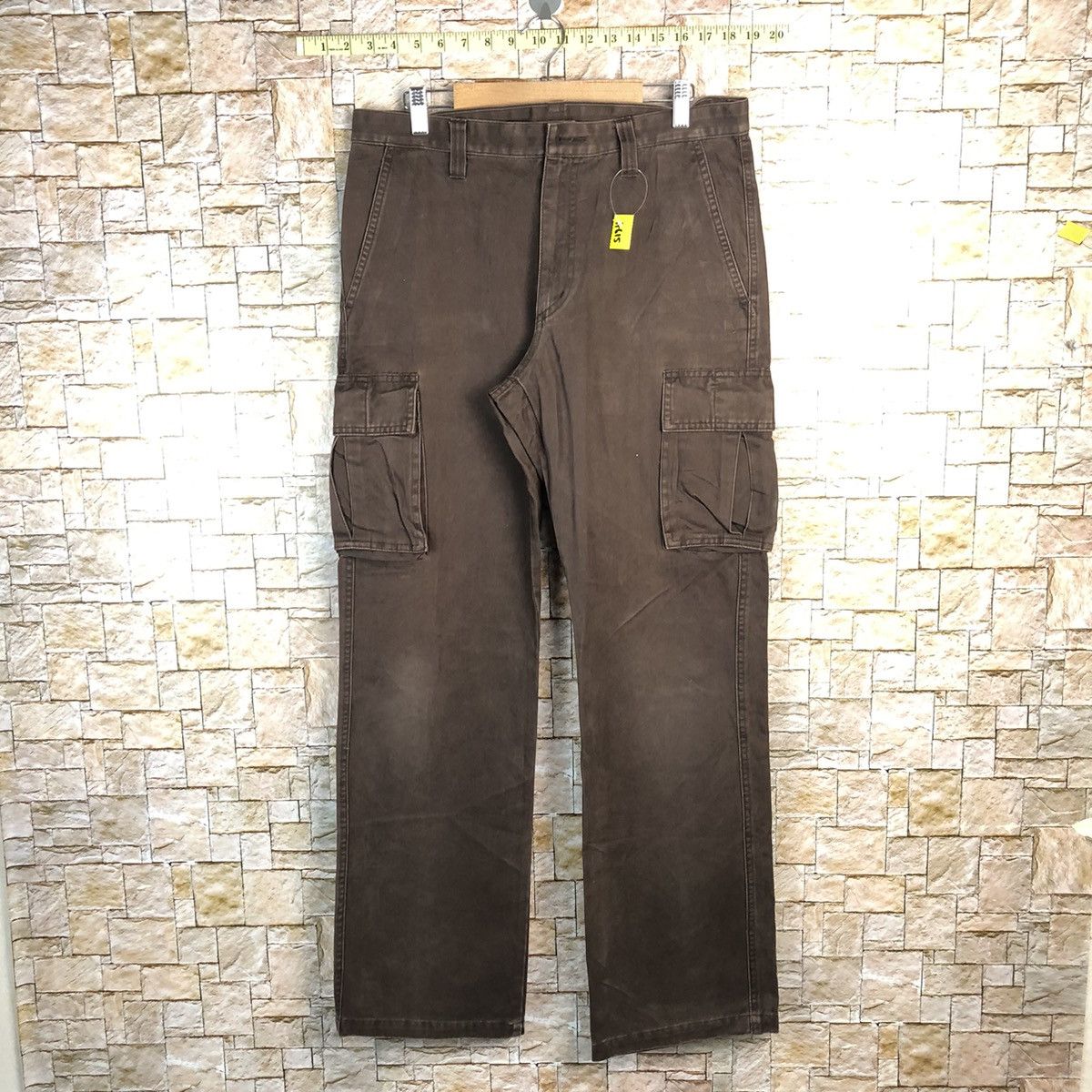 Uniqlo Dark Brown Cargo Multipocket Pants #A615