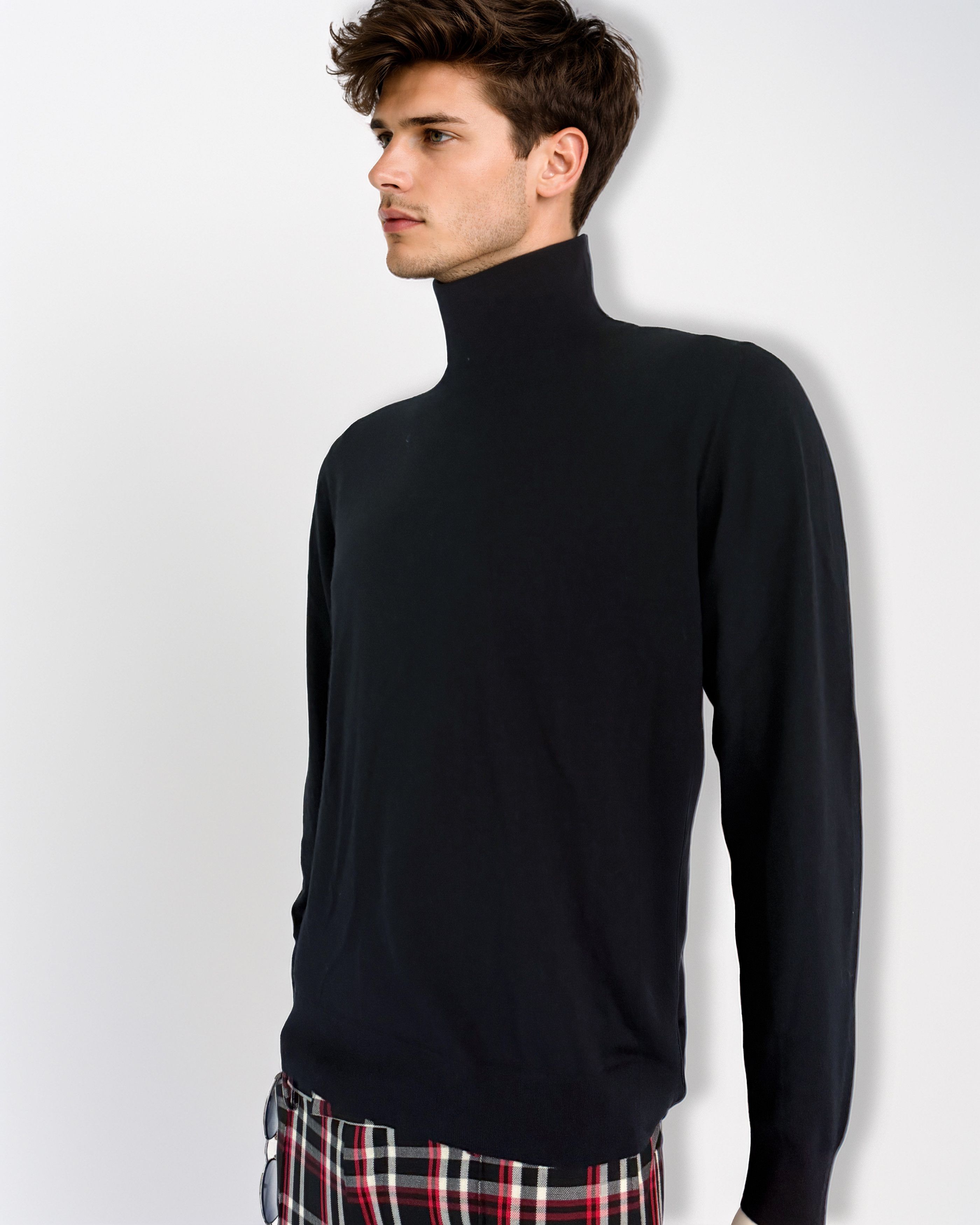 Prada Retail $1620 Turtleneck Wool Sweater Size US L / EU 52-54 / 3 - 3 Thumbnail
