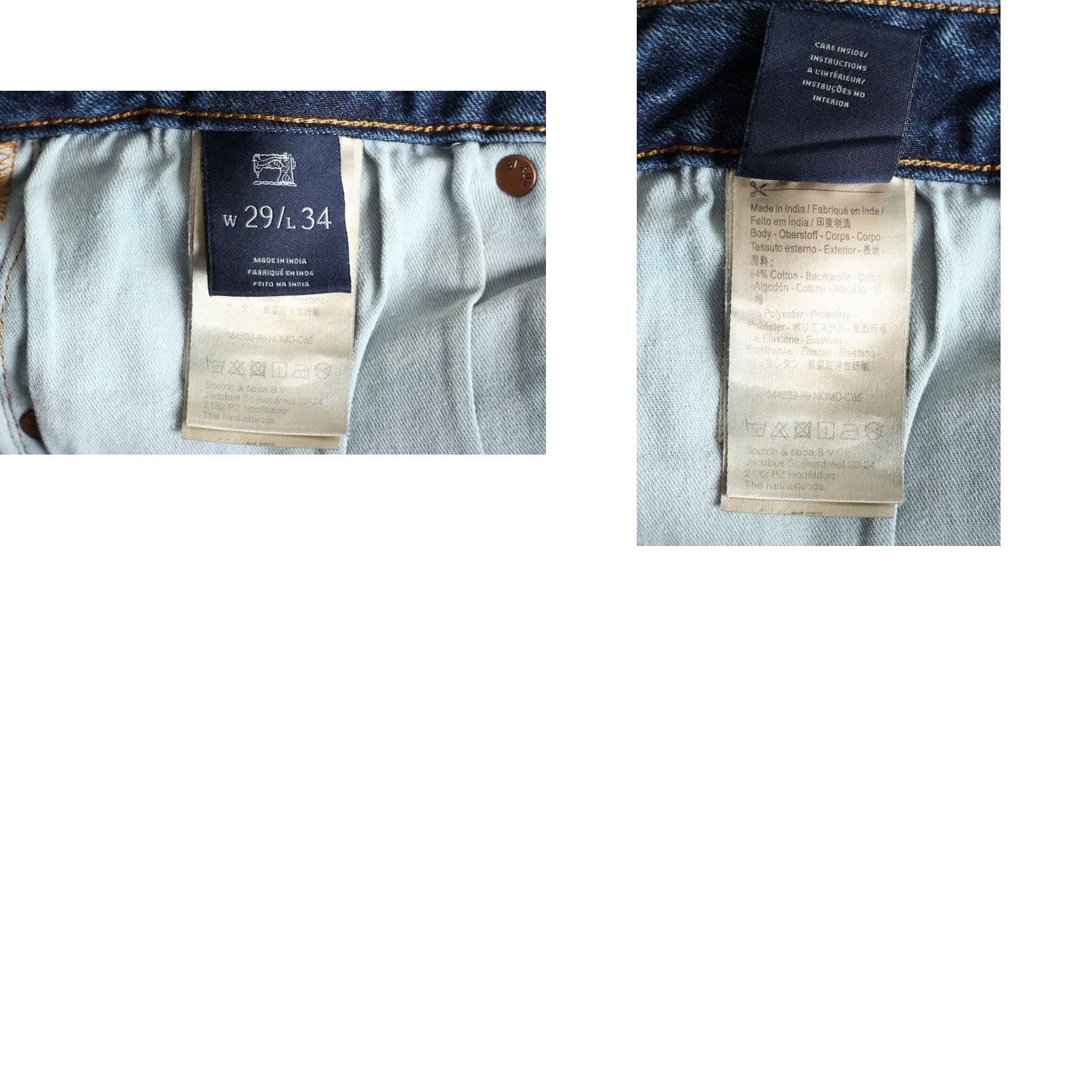 Scotch & Soda SCOTCH & SODA RALSTON Jeans Men Skinny 29/34 Blue Size US 29 - 8 Thumbnail