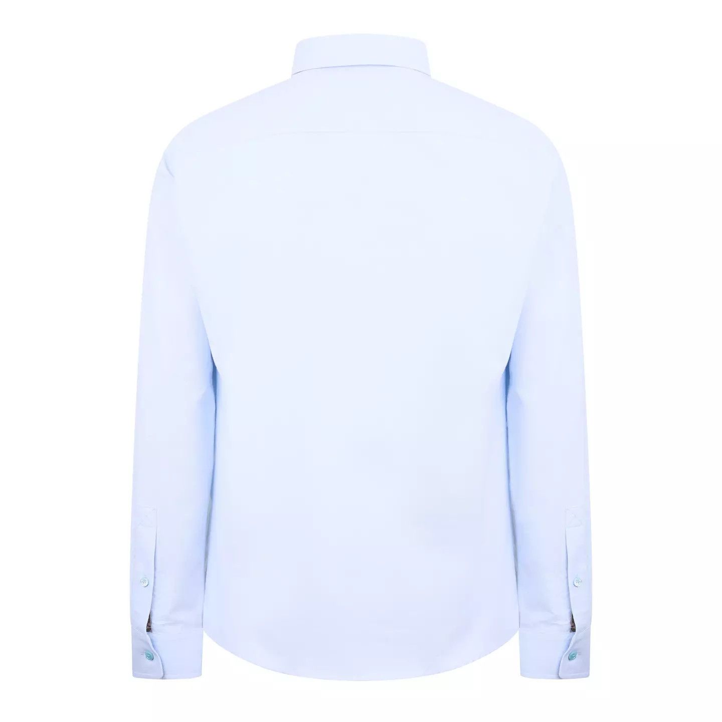 Burberry o1g2r1mq0426 Standric Long Sleeve Plain Shirt in Blue Size US XL / EU 56 / 4 - 2 Thumbnail