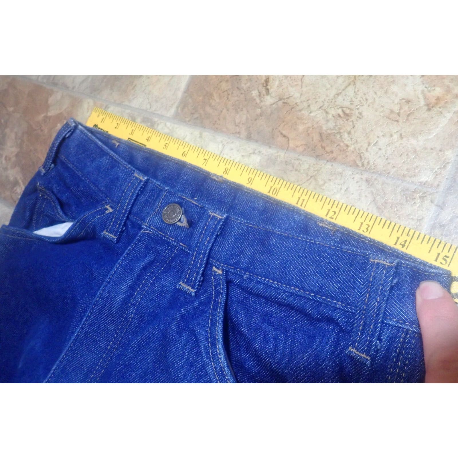 Vintage VINTAGE Workrite Flame Resistant Jeans Men 30x29 ATPV 22.0 CAT2 Denim Indigo 90s Workwear Mens Size US 38 / EU 54 - 6 Thumbnail