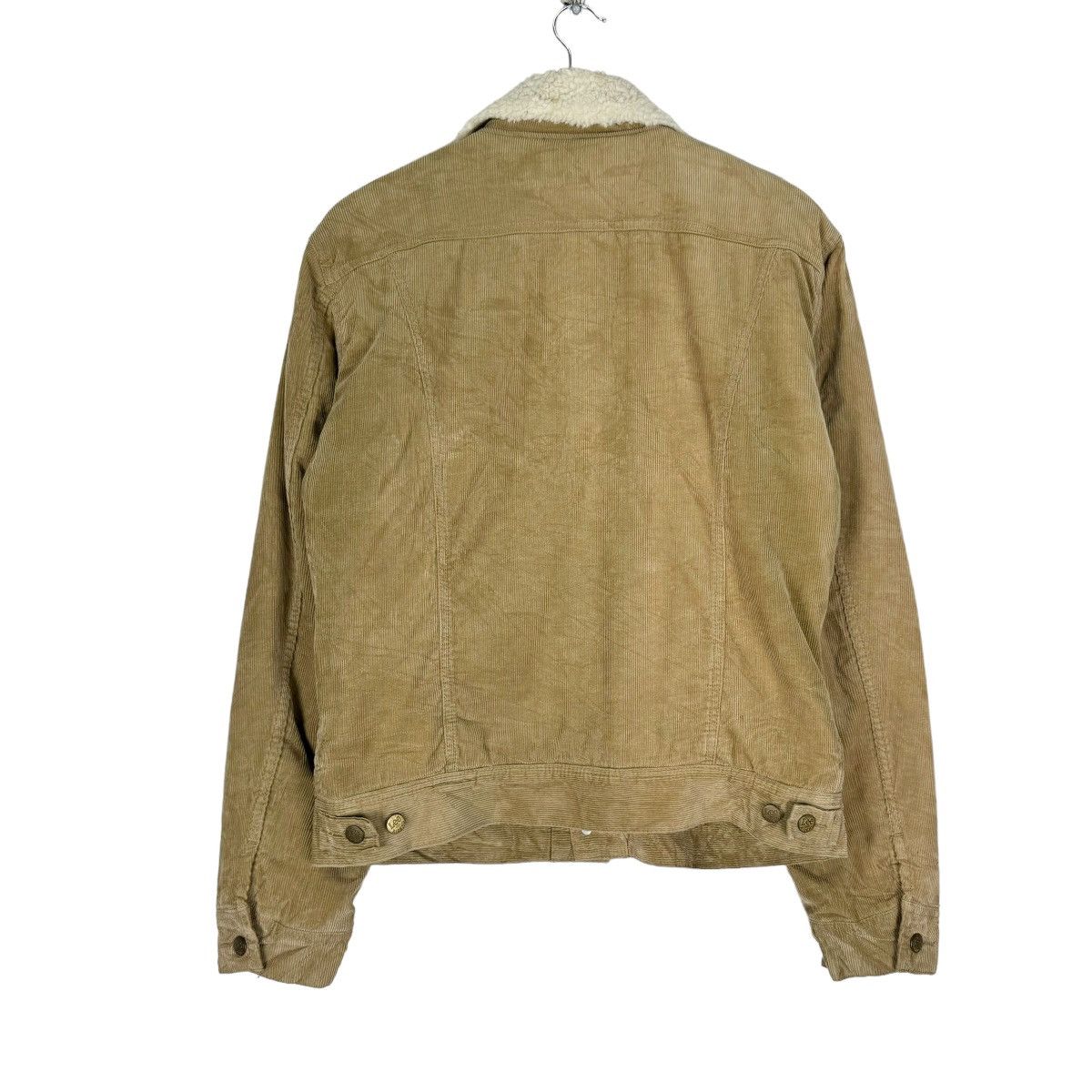 Lee × Vintage ⚡️LEE CORDUROY SHERPA TRUCKER JACKET Size US XL / EU 56 / 4 - 9 Thumbnail