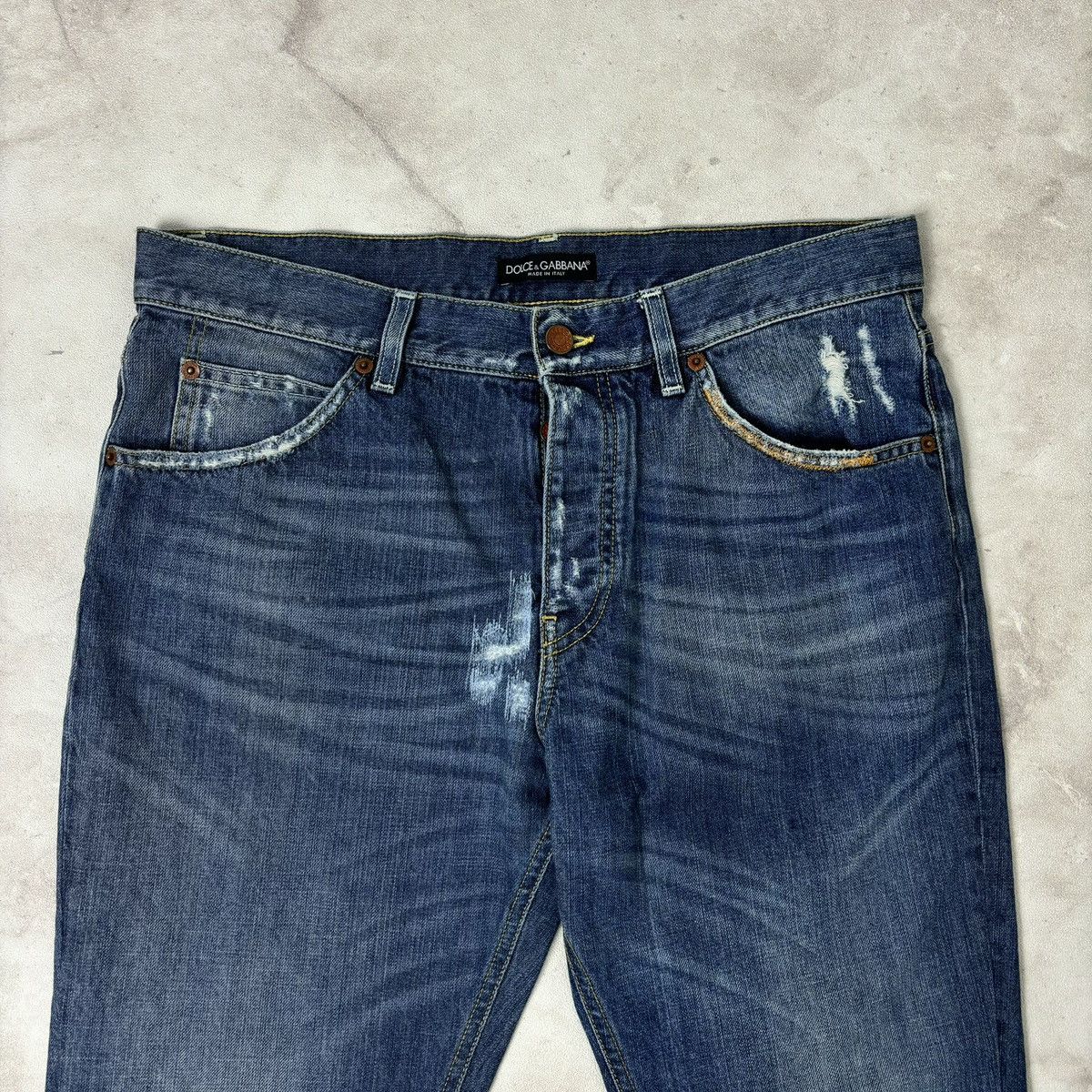Dolce & Gabbana × If Six Was Nine Dolce & Gabbana ripped skinny jeans Size US 32 / EU 48 - 2 Thumbnail