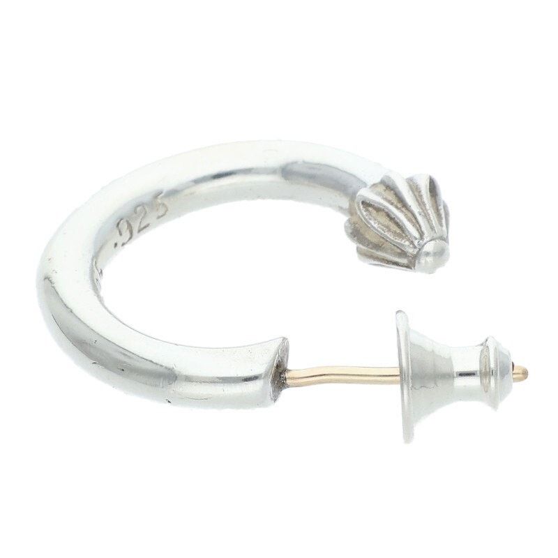 Chrome Hearts Chrome Hearts Plain Hoop Silver Earring Size ONE SIZE - 4 Thumbnail